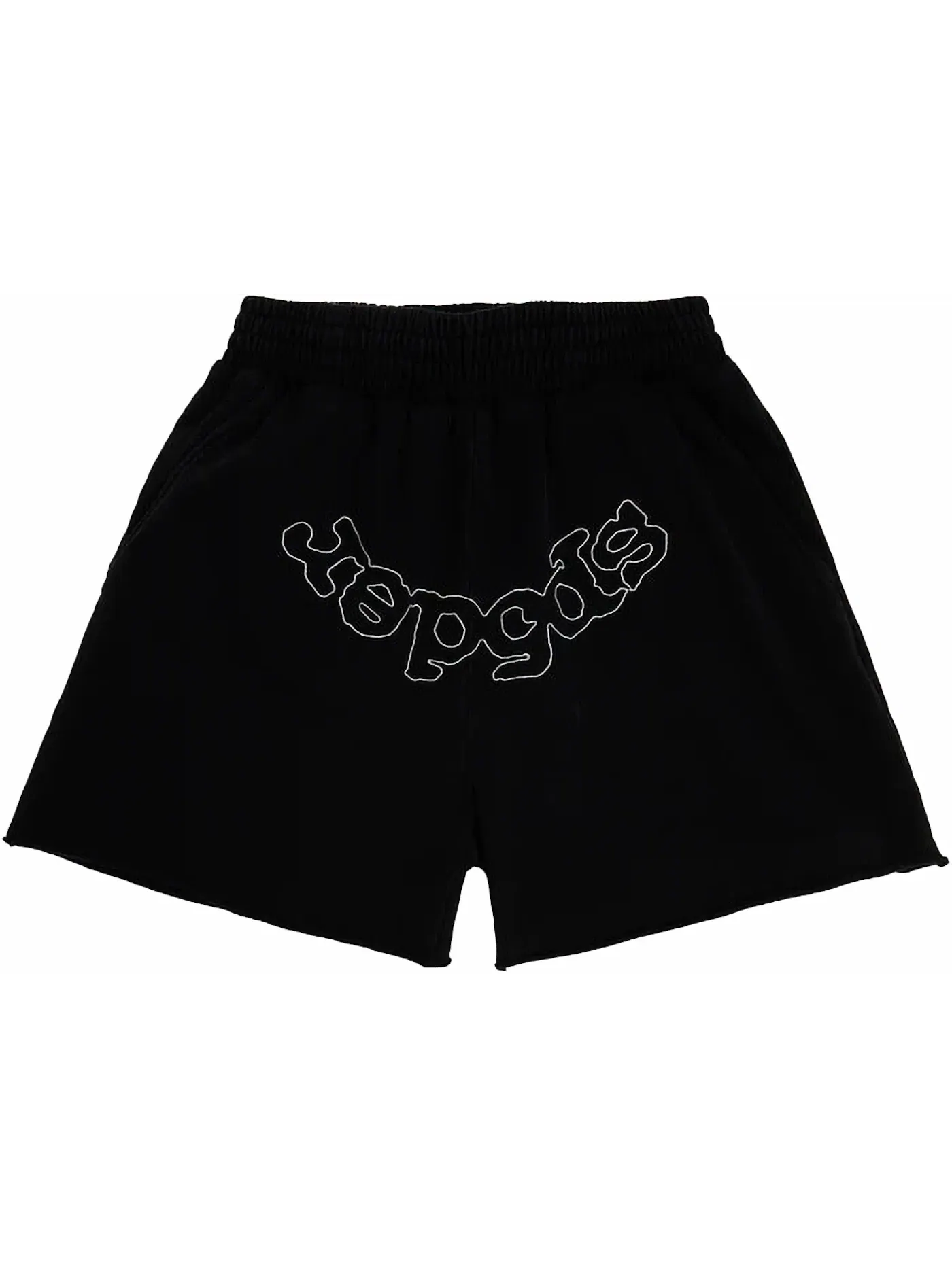 Унисекс шорты из футера с вышивкой Sp5der OG Logo Embroidered Sweatshort — изображение 1 из 2, черный