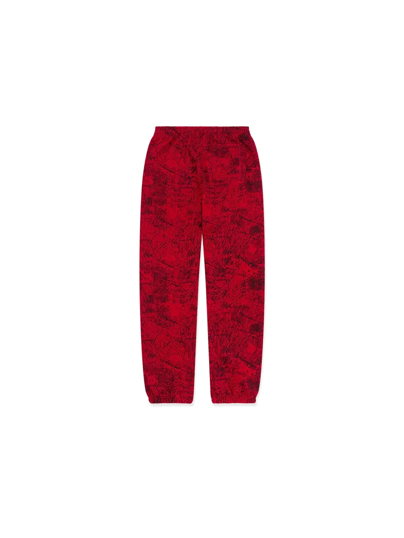 Мужские спортивные штаны с камуфляжным принтом Sp5der OG Tree Camo Sweatpant Red — изображение 2 из 2