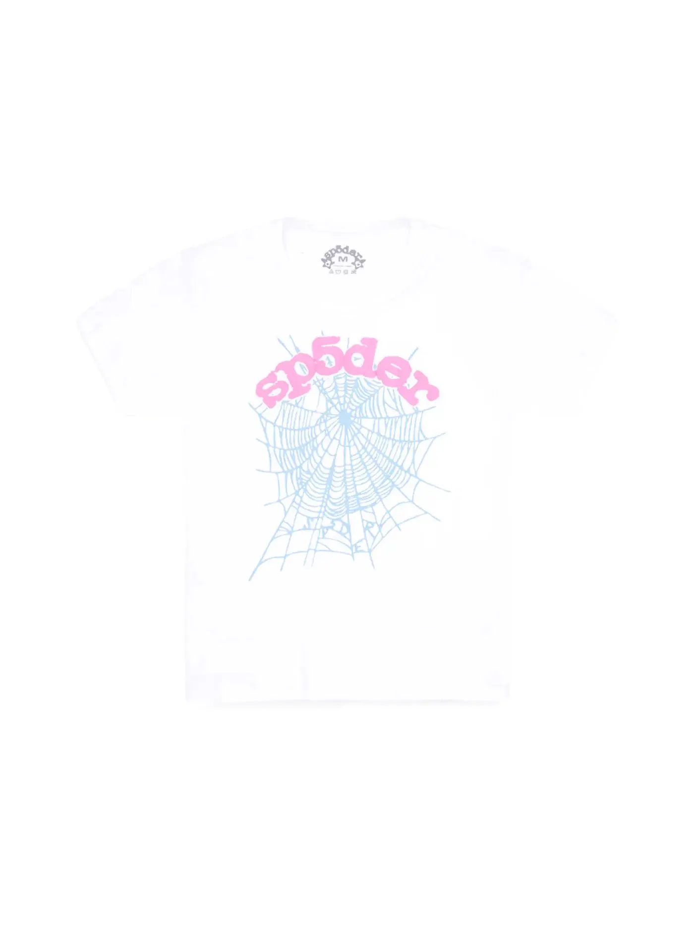 Женская футболка с принтом Sp5der OG Web Baby Tee — изображение 1 из 1, белый