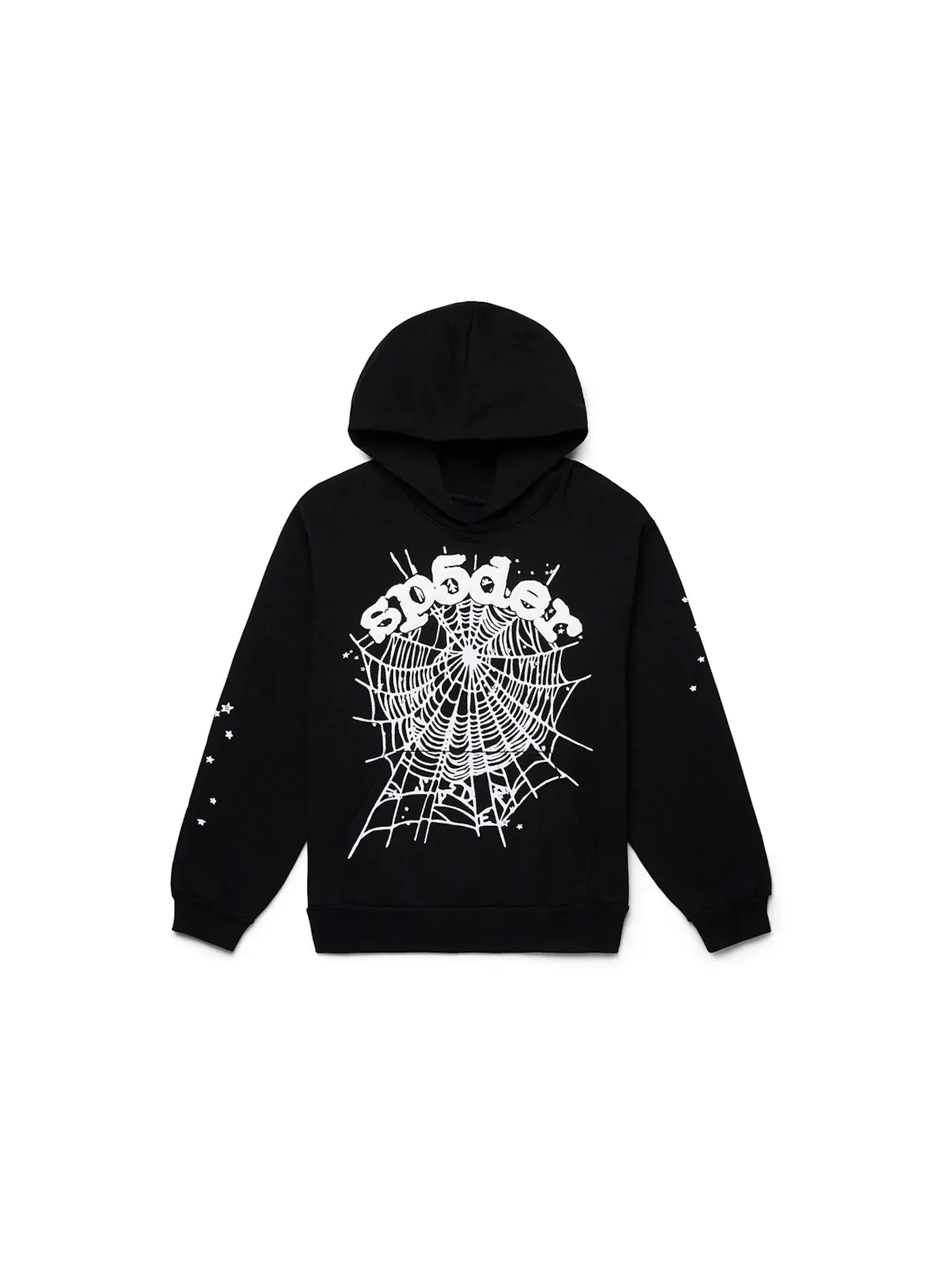 Мужской худи с принтом Sp5der OG Web Hoodie Sp5der — изображение 1 из 3, черный