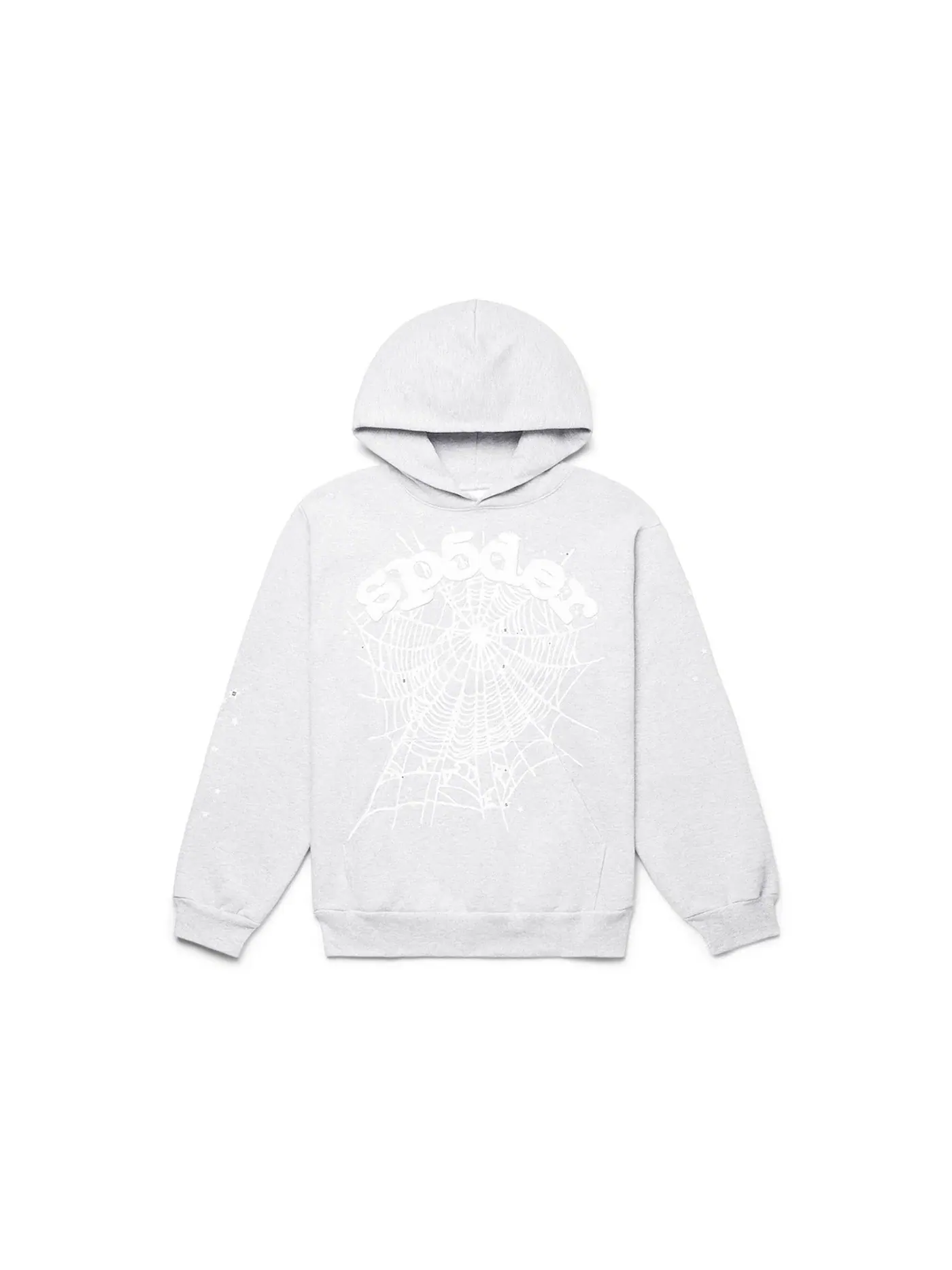 Детский худи с принтом Sp5der OG Web Hoodie Sp5der — изображение 1 из 3, серый