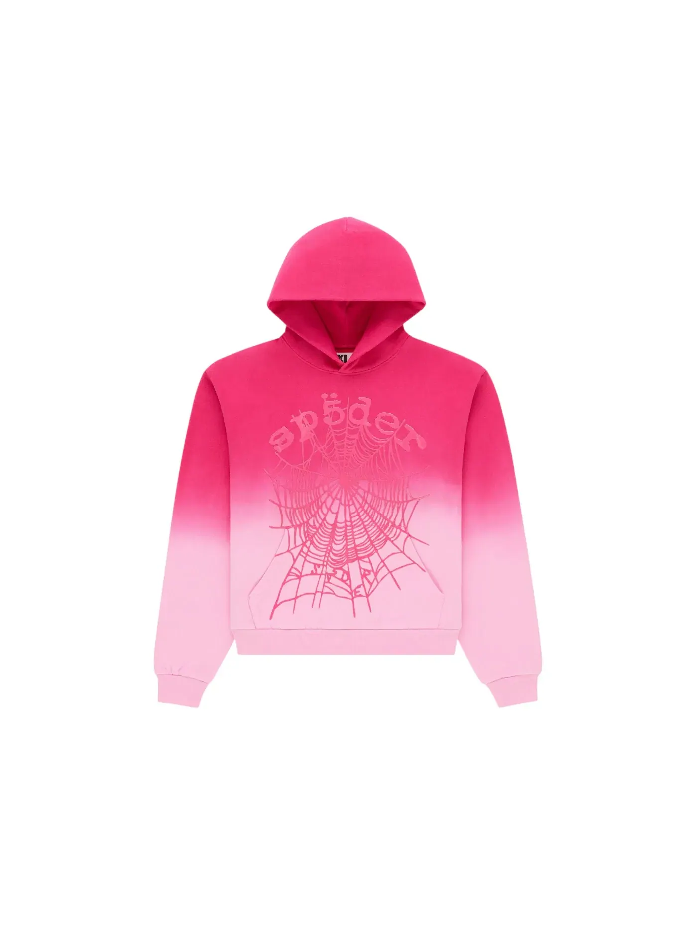 Детский худи с омбре-эффектом Sp5der OG Web Ombre Hoodie — изображение 1 из 1, розовый