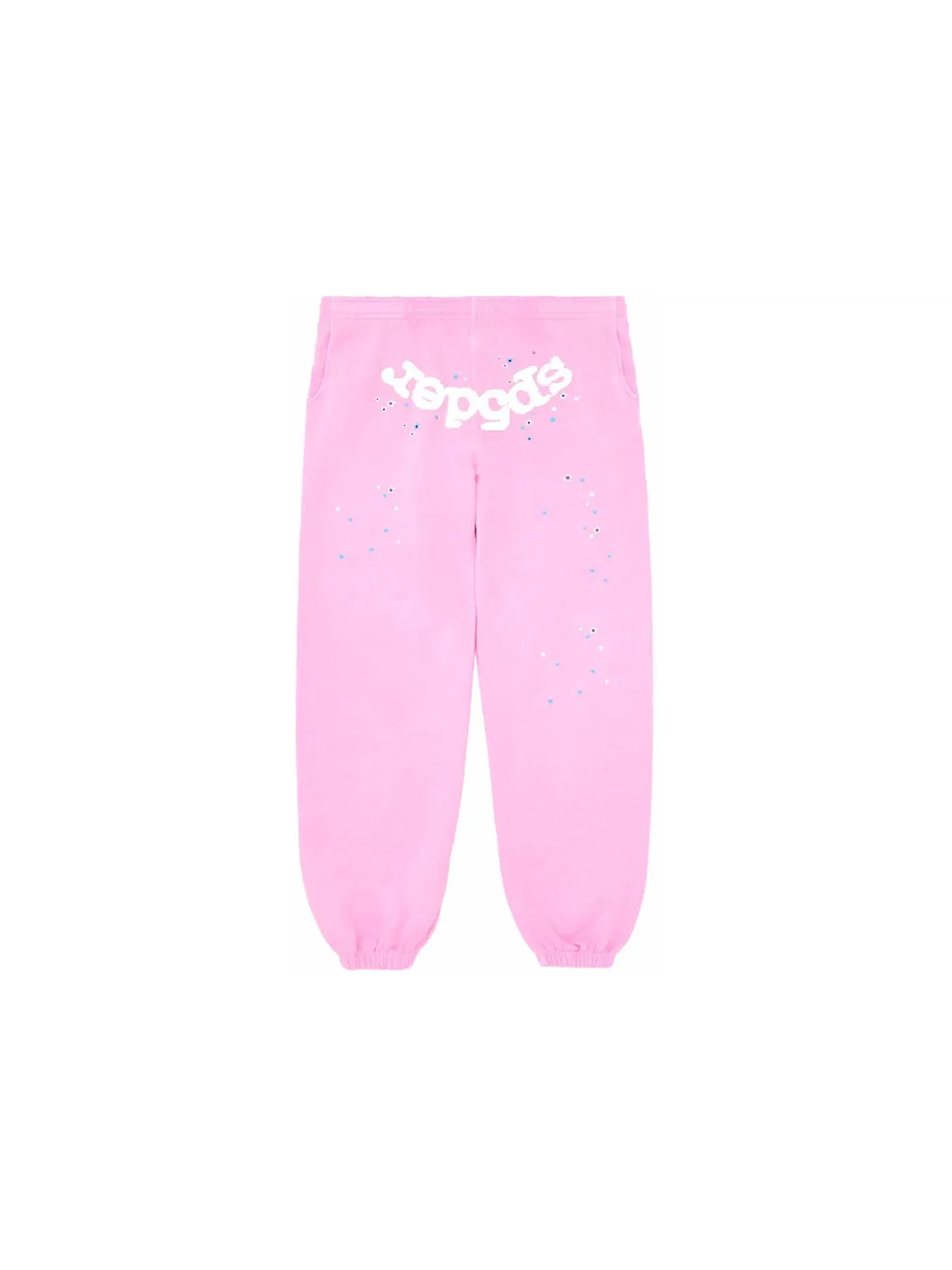 Унисекс спортивные штаны с принтом Sp5der OG Web Sweatpants Sp5der — изображение 1 из 2, розовый