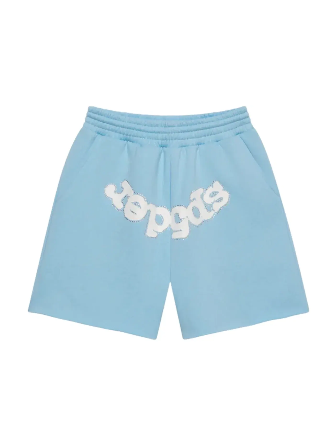 Мужские шорты с принтом Sp5der OG Web Sweatshort (SS26) — изображение 1 из 2, синий