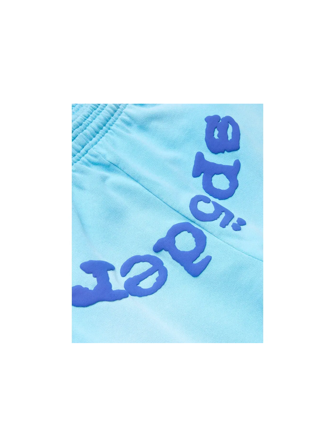 Мужские спортивные штаны с принтом Sp5der OG Web V2 Spray Sweatpant — изображение 2 из 4, светлый синий