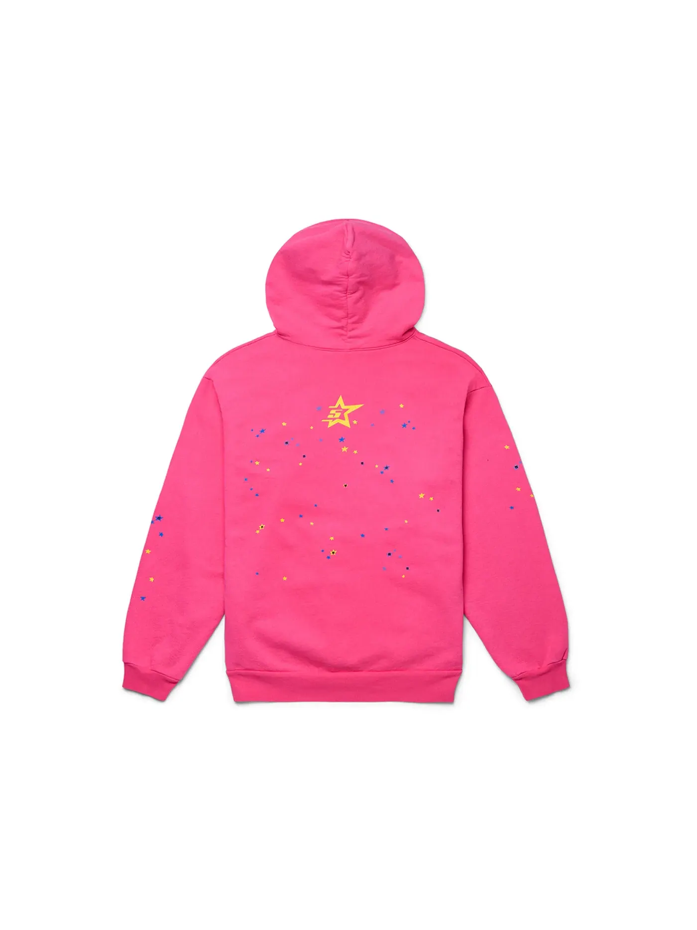 Мужская худи с принтом Sp5der P*NK V2 Hoodie Sp5der — изображение 2 из 4, розовый