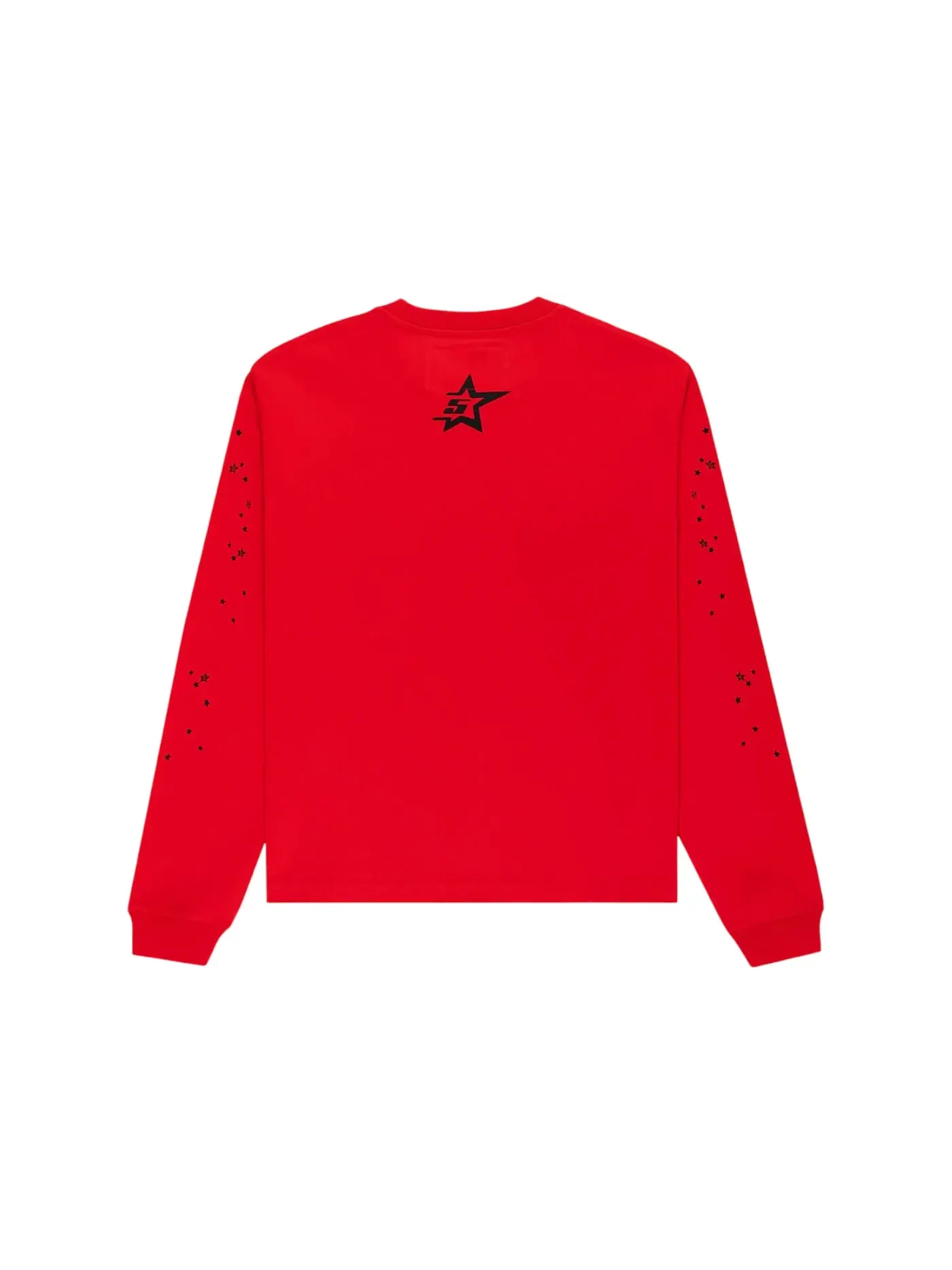 Мужской лонгслив с принтом Sp5der Punk V2 Longsleeve — изображение 2 из 2, красный