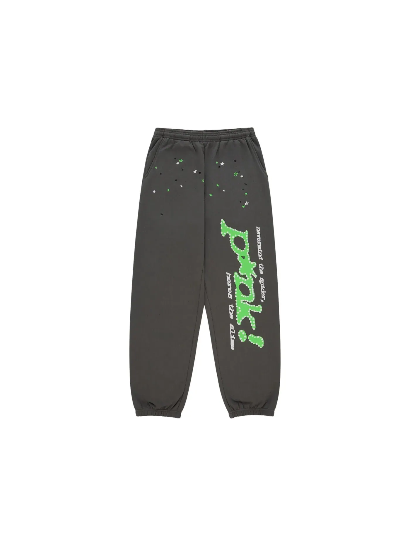 Мужские спортивные штаны с принтом Sp5der Punk V2 Sweatpant — изображение 1 из 2, серый
