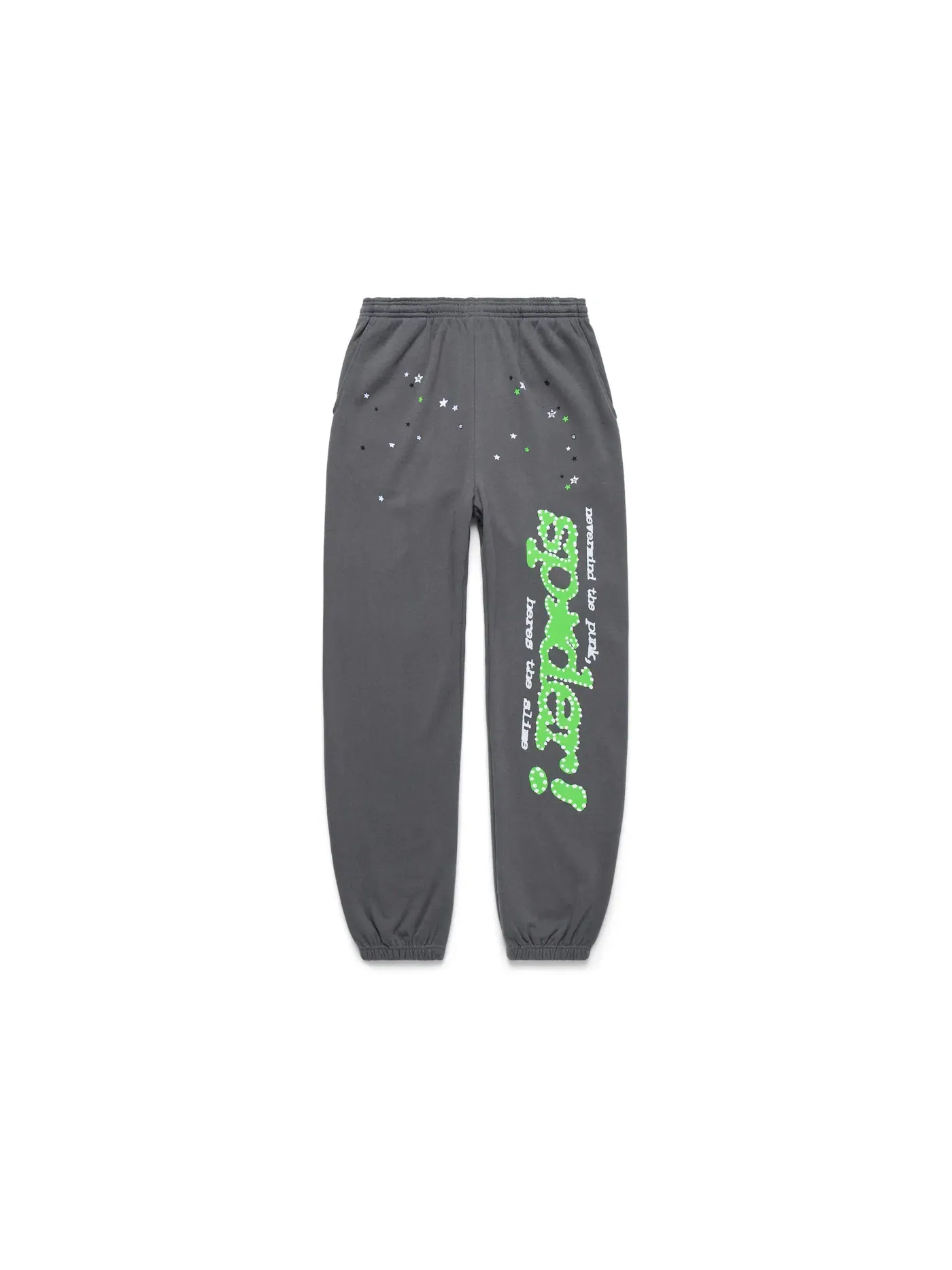 Мужские спортивные штаны с принтом Punk V2 Sweatpant Sp5der — изображение 1 из 4, серый