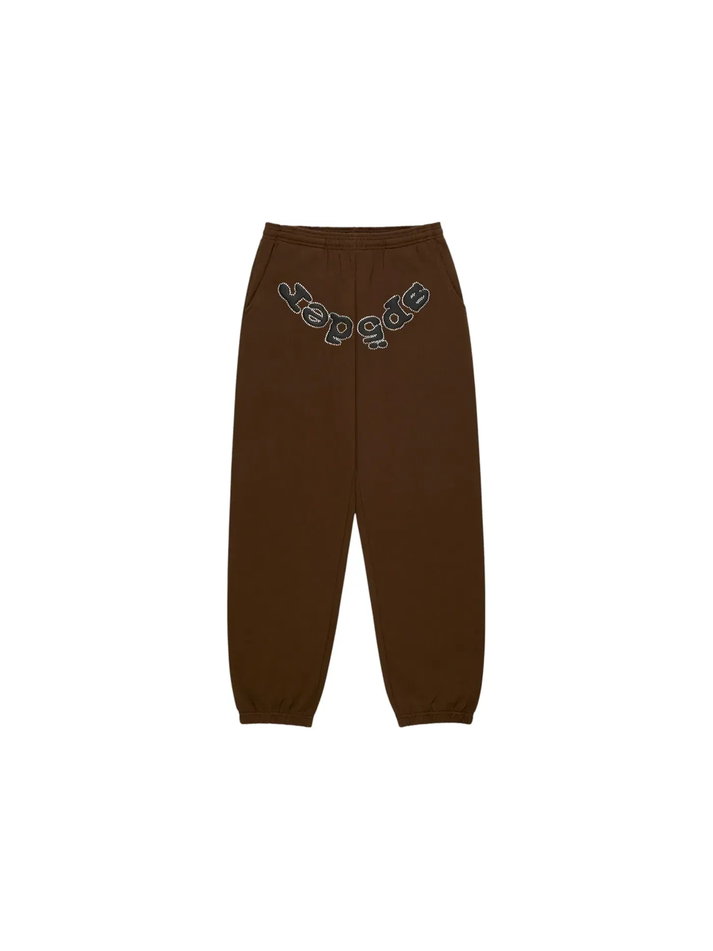 Мужские спортивные штаны с принтом Sweatpant Sp5der — изображение 1 из 2, коричневый
