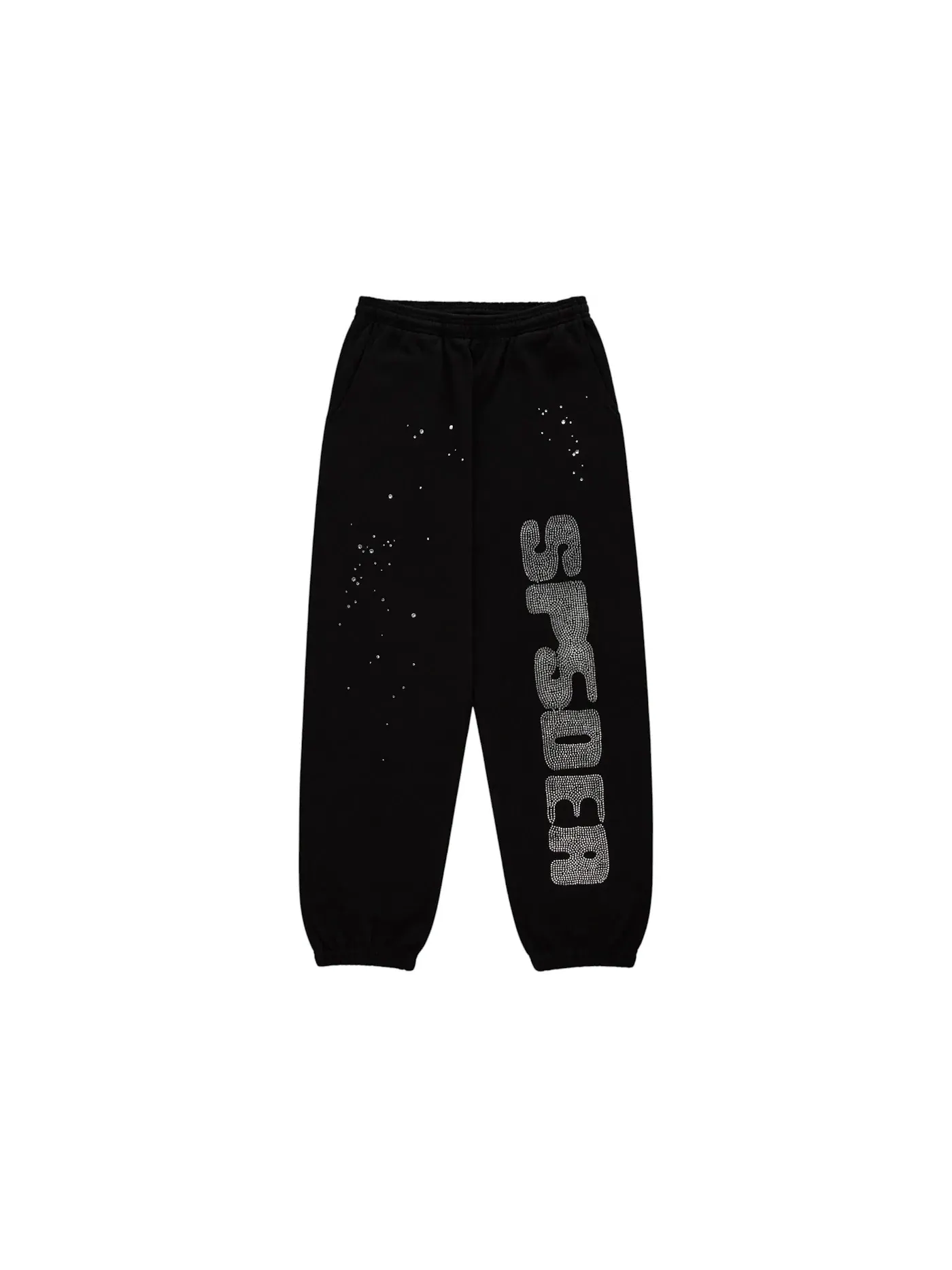 Мужские спортивные штаны с принтом Rhinestone Silk Sp5der