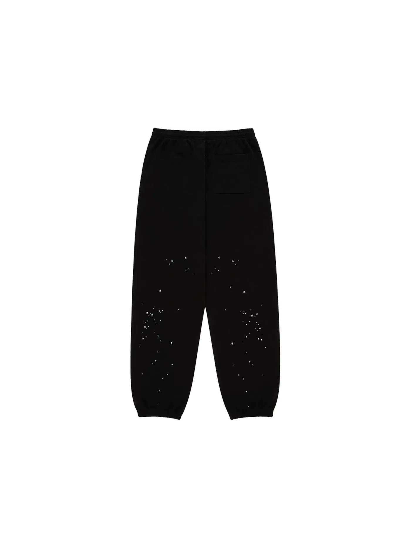 Мужские спортивные штаны с принтом Rhinestone Silk Sp5der — изображение 2 из 2, черный