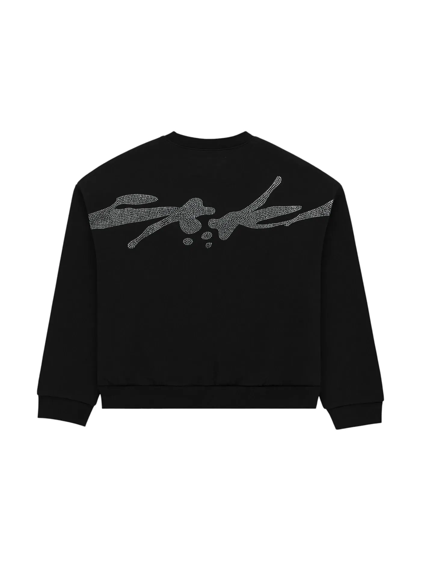 Детская толстовка с принтом Crewneck Sp5der — изображение 1 из 1, черный