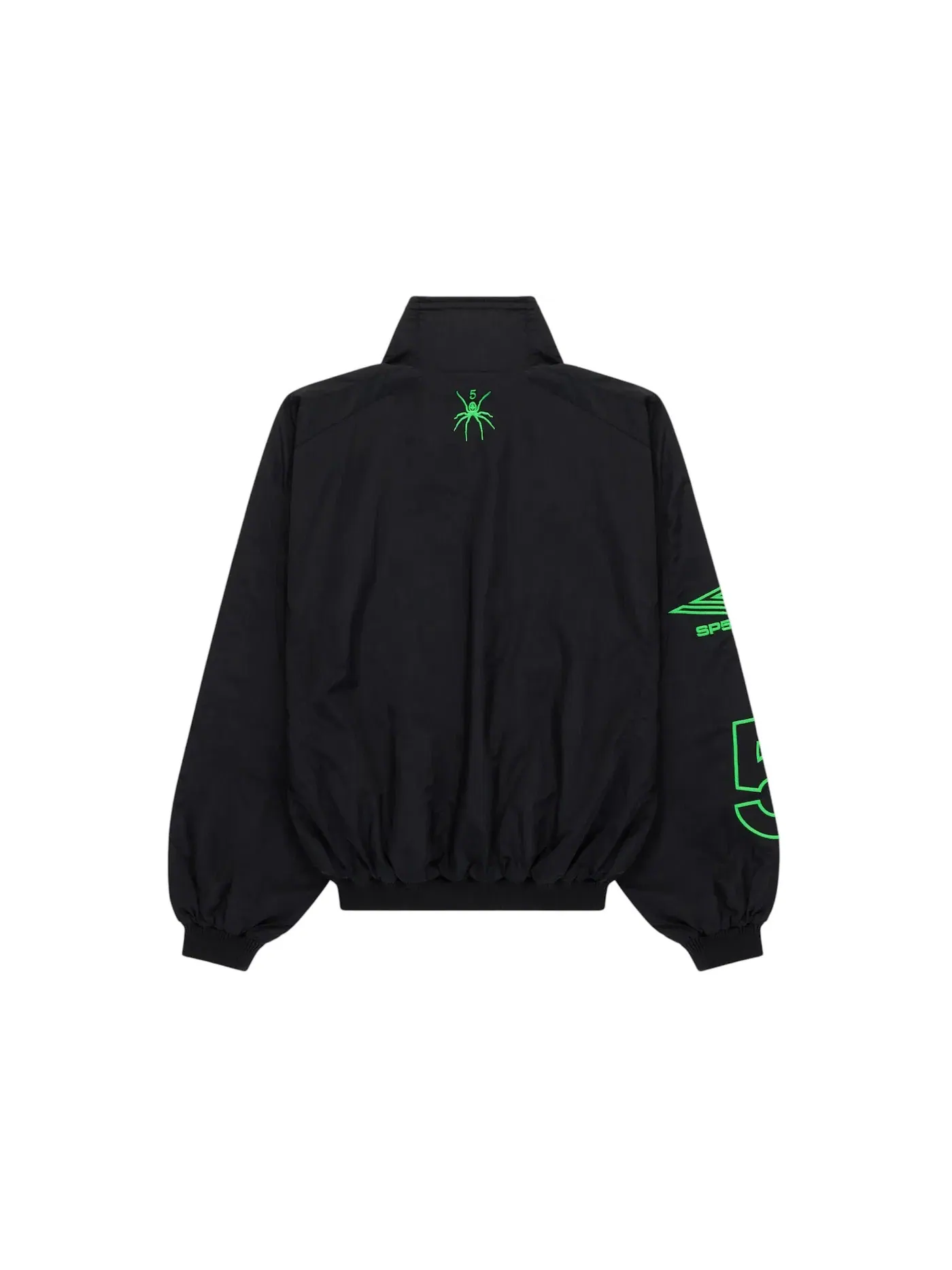 Мужская куртка Script Warm Up Jacket Sp5der — изображение 2 из 2, черный