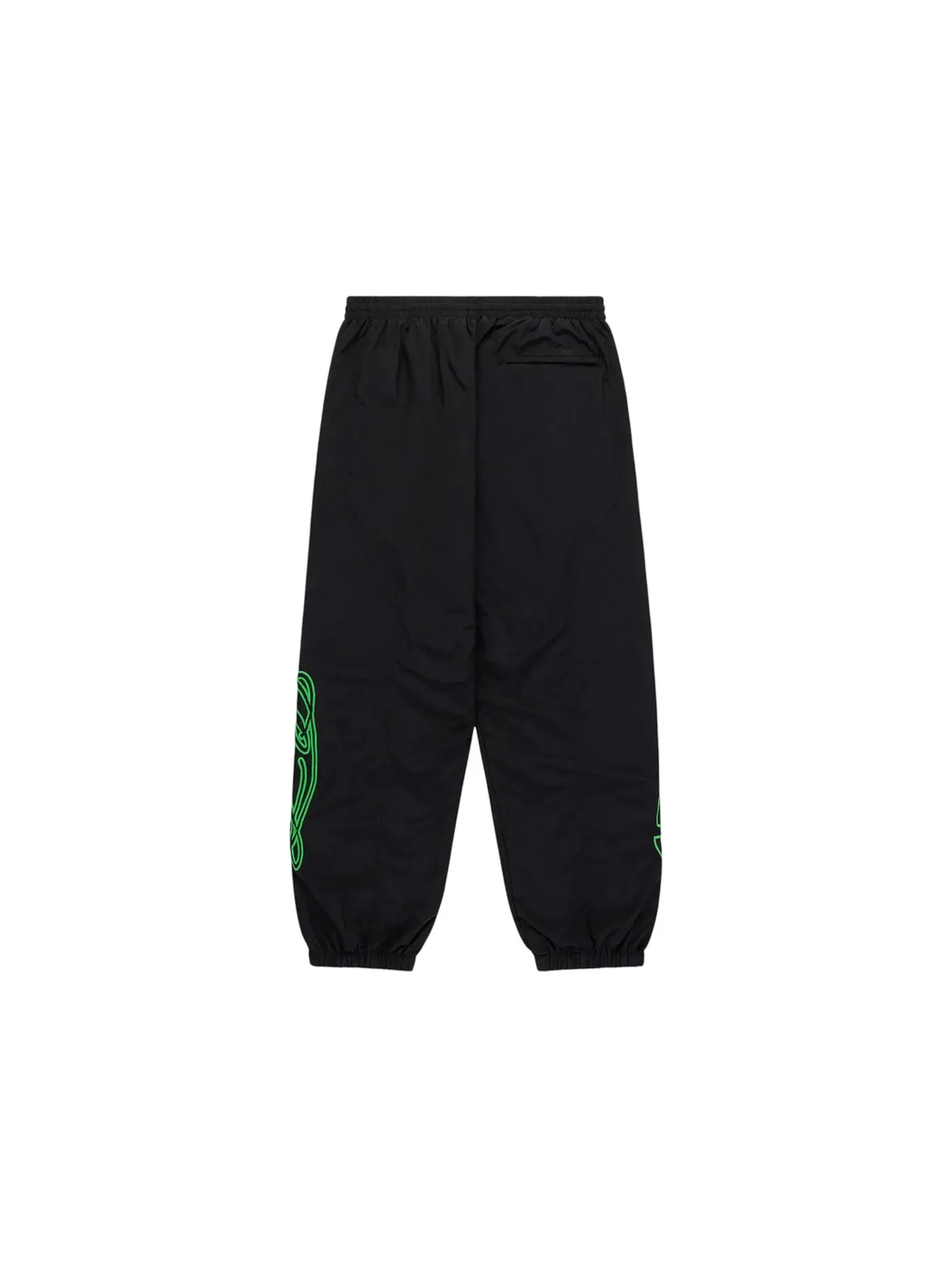 Мужские спортивные штаны с принтом Sp5der Script Warm Up Pant Sp5der — изображение 2 из 2, черный