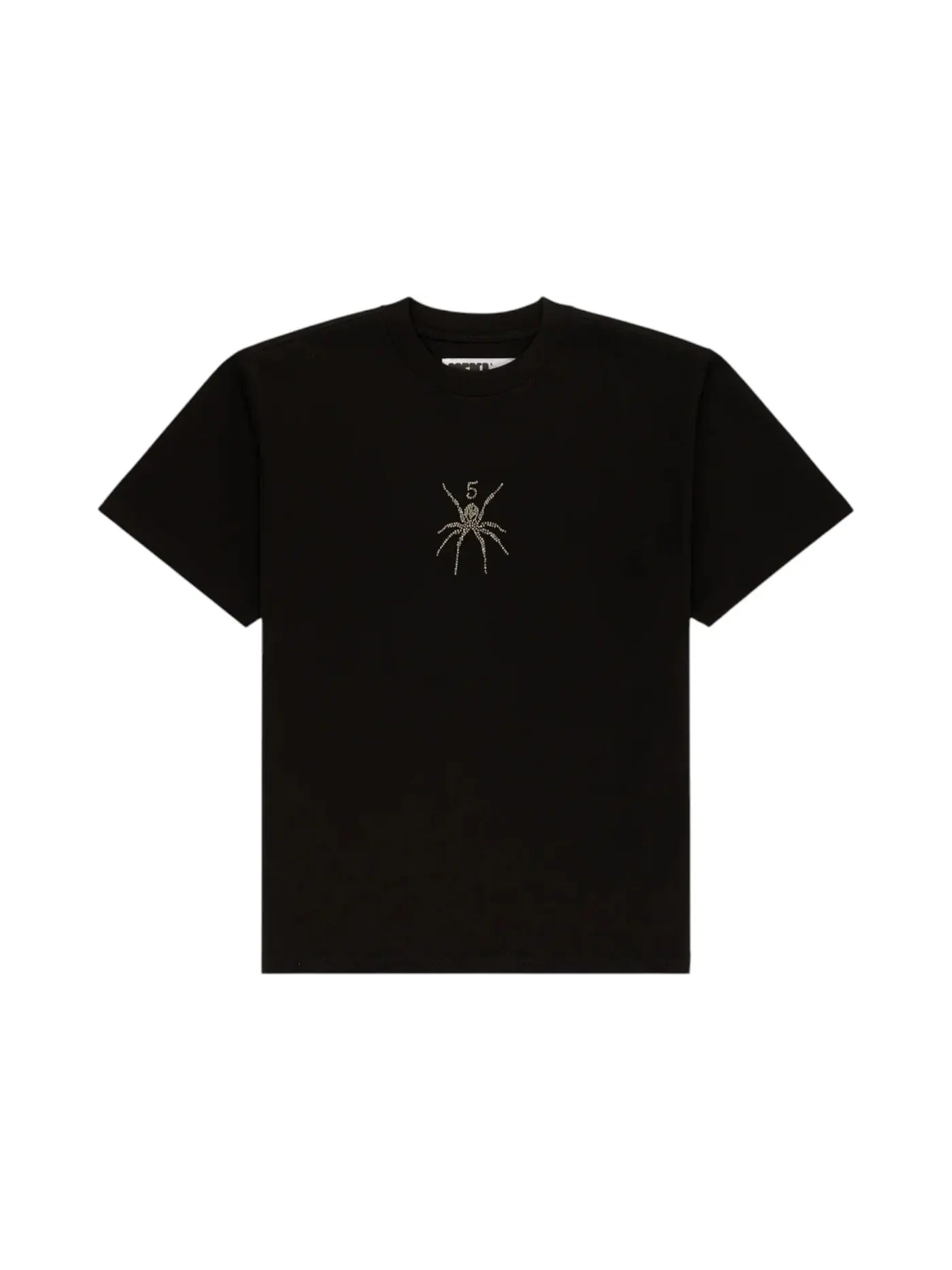 Мужская футболка с принтом Sp5der TM Rhinestone Tee — изображение 1 из 2, черный