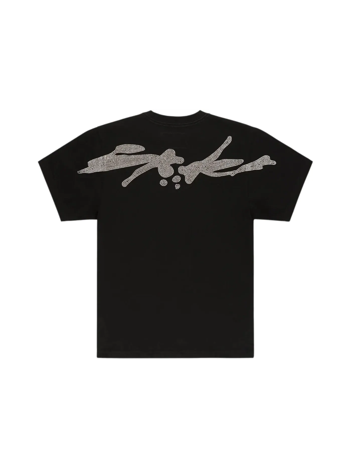 Мужская футболка с принтом Sp5der TM Rhinestone Tee — изображение 2 из 2, черный