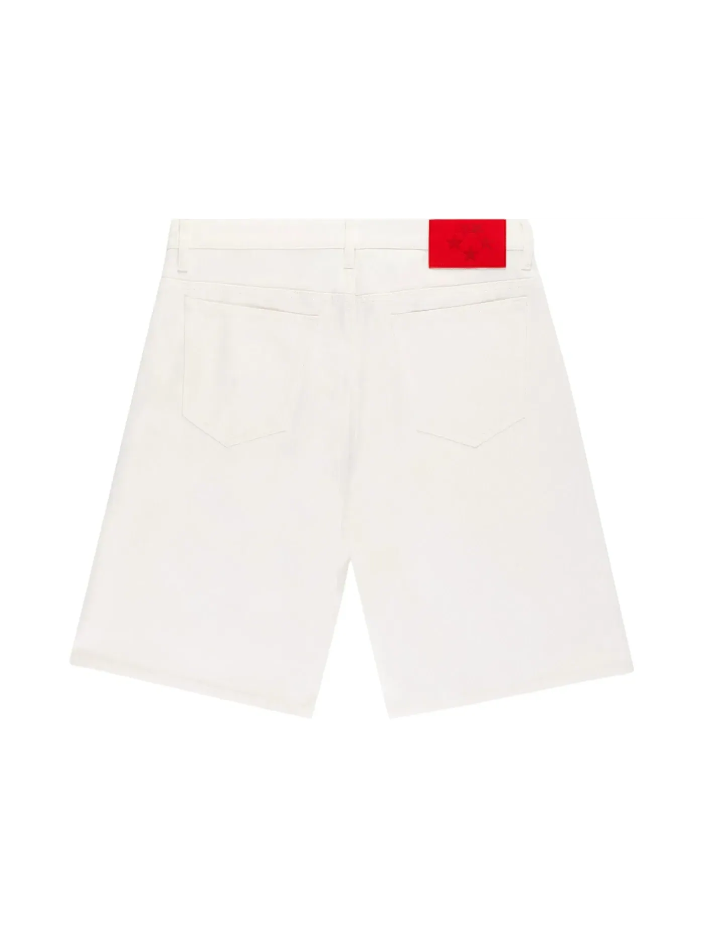 Мужские шорты с принтом Sp5der V3 Logo Denim Short Sp5der — изображение 2 из 2, белый
