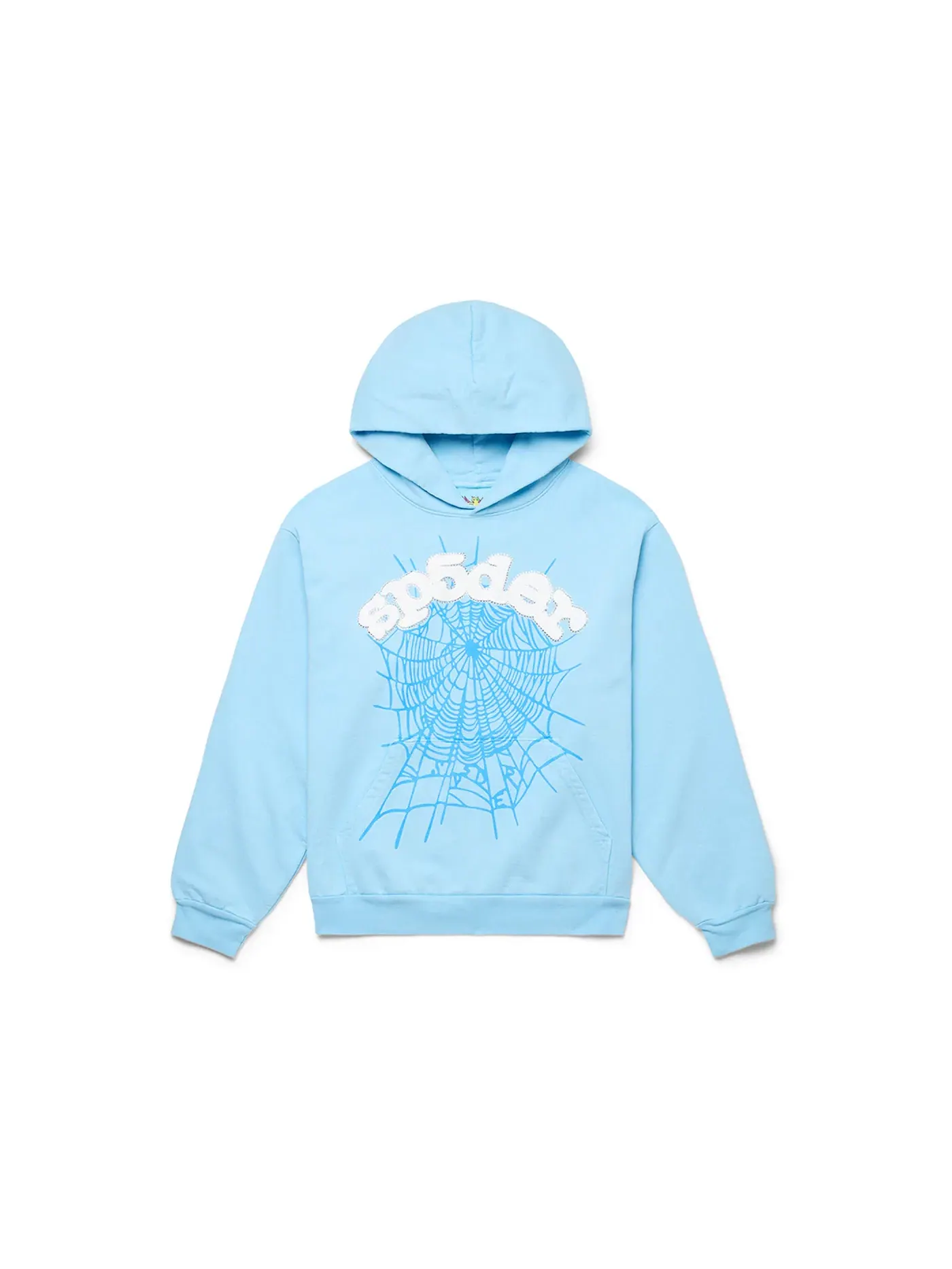 Мужская худи с принтом Hoodie Sp5der — изображение 1 из 3, синий