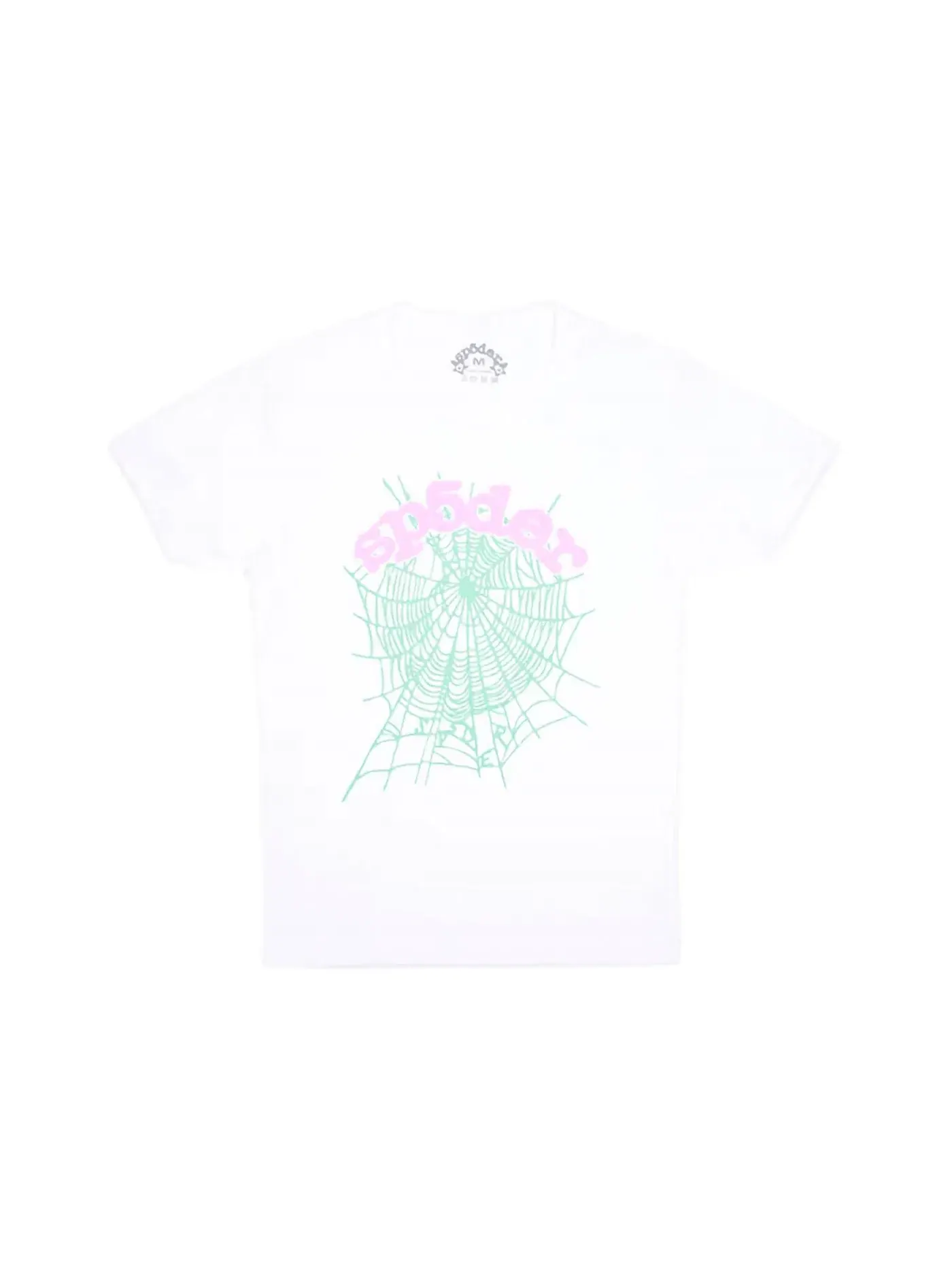 Женская футболка с принтом OG Web Baby Tee Sp5der — изображение 1 из 1, белый