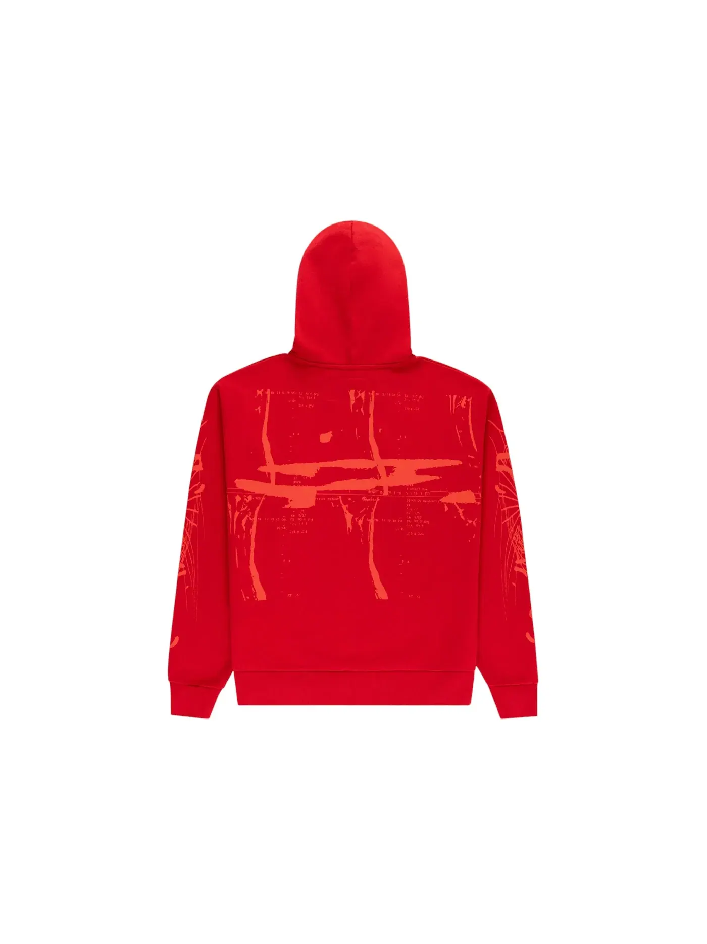 Мужская худи Sp5der X-Ray Hoodie Red — изображение 2 из 2, красный