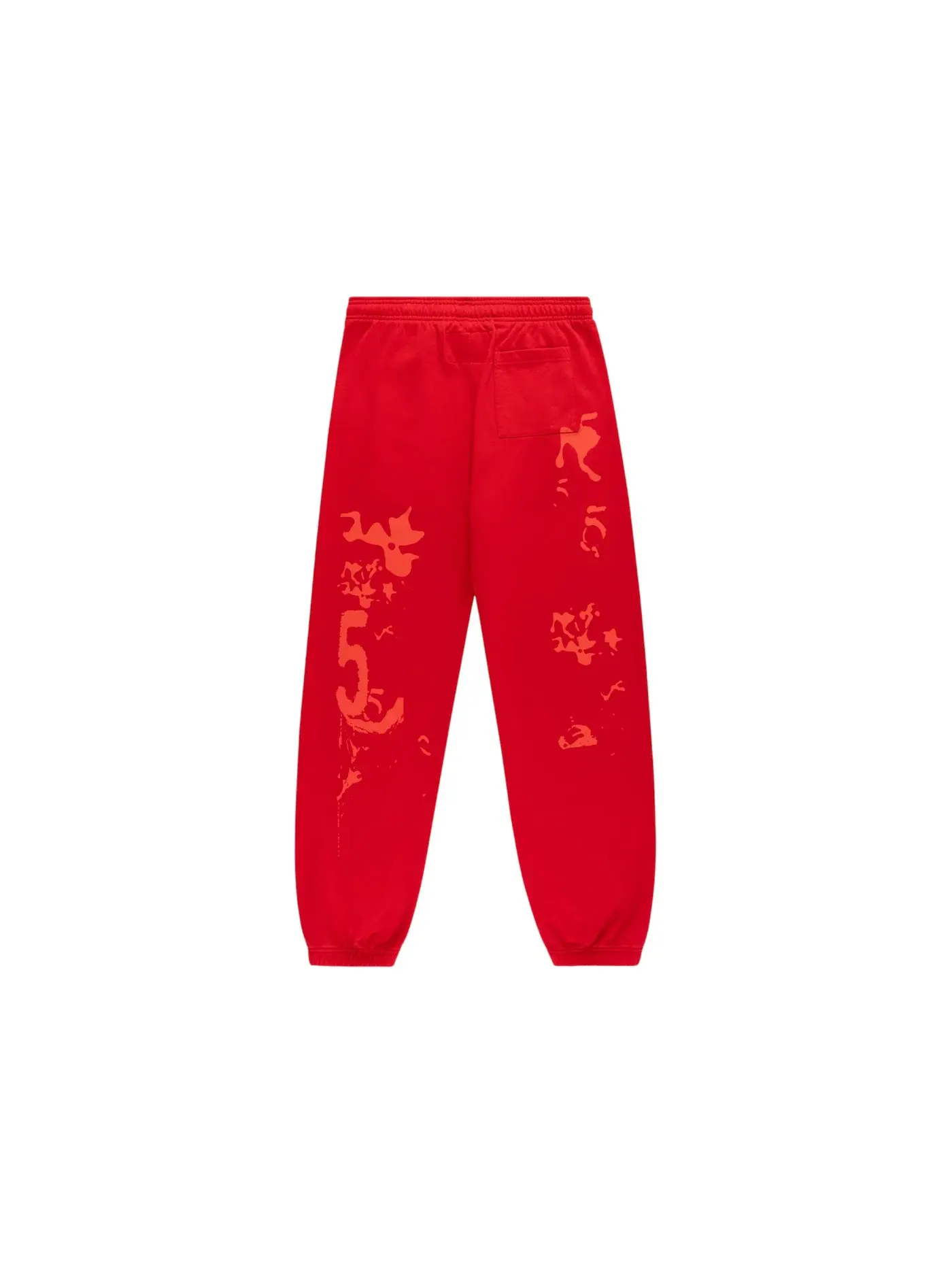 Мужские спортивные штаны с принтом Sp5der Sweatpant — изображение 2 из 2, красный