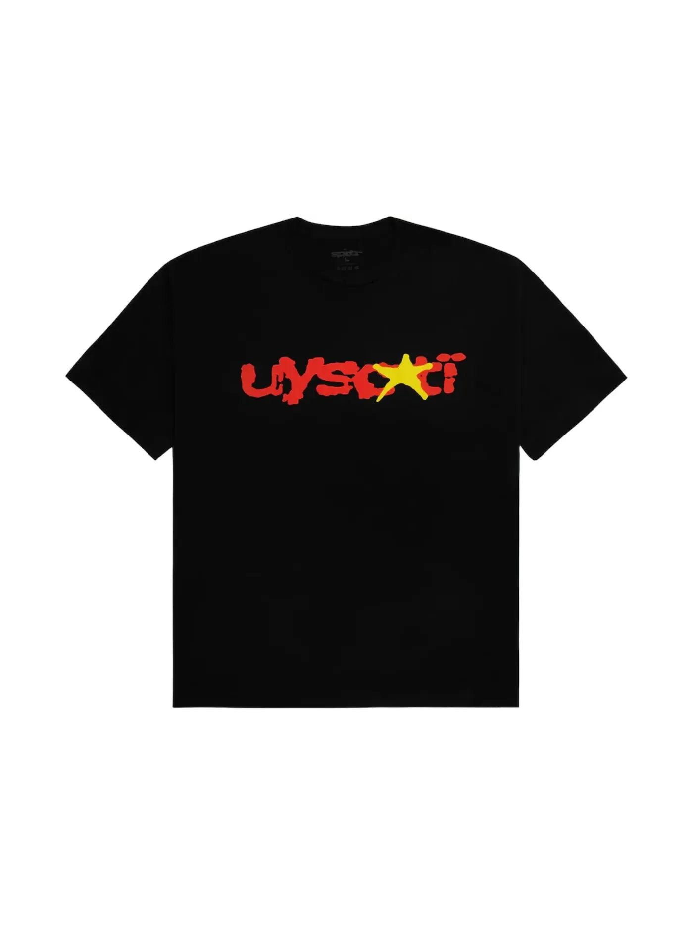 Мужская футболка с принтом Sp5der x UY SCUTI 2 Tee — изображение 1 из 1, черный/красный