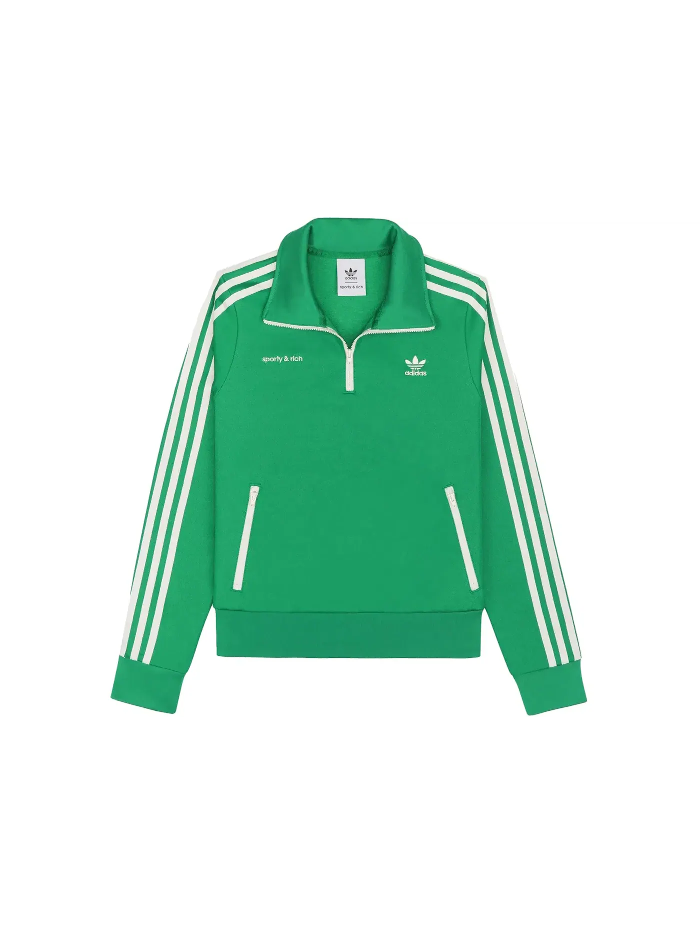 Мужская куртка с длинным рукавом Sporty & Rich x Adidas Quarter Zip Track Jacket