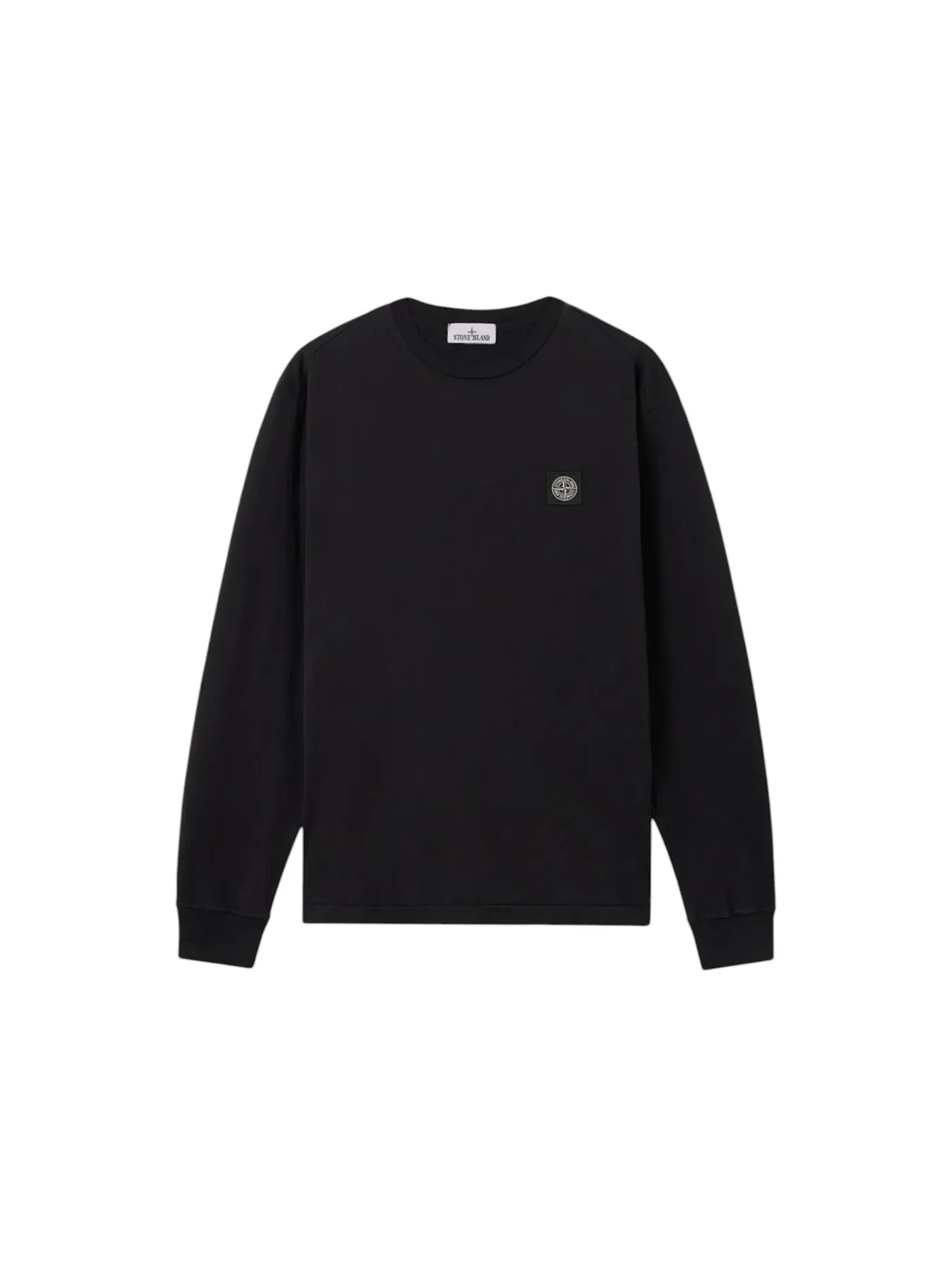 Мужская футболка с длинным рукавом Stone Island — изображение 1 из 2, черный