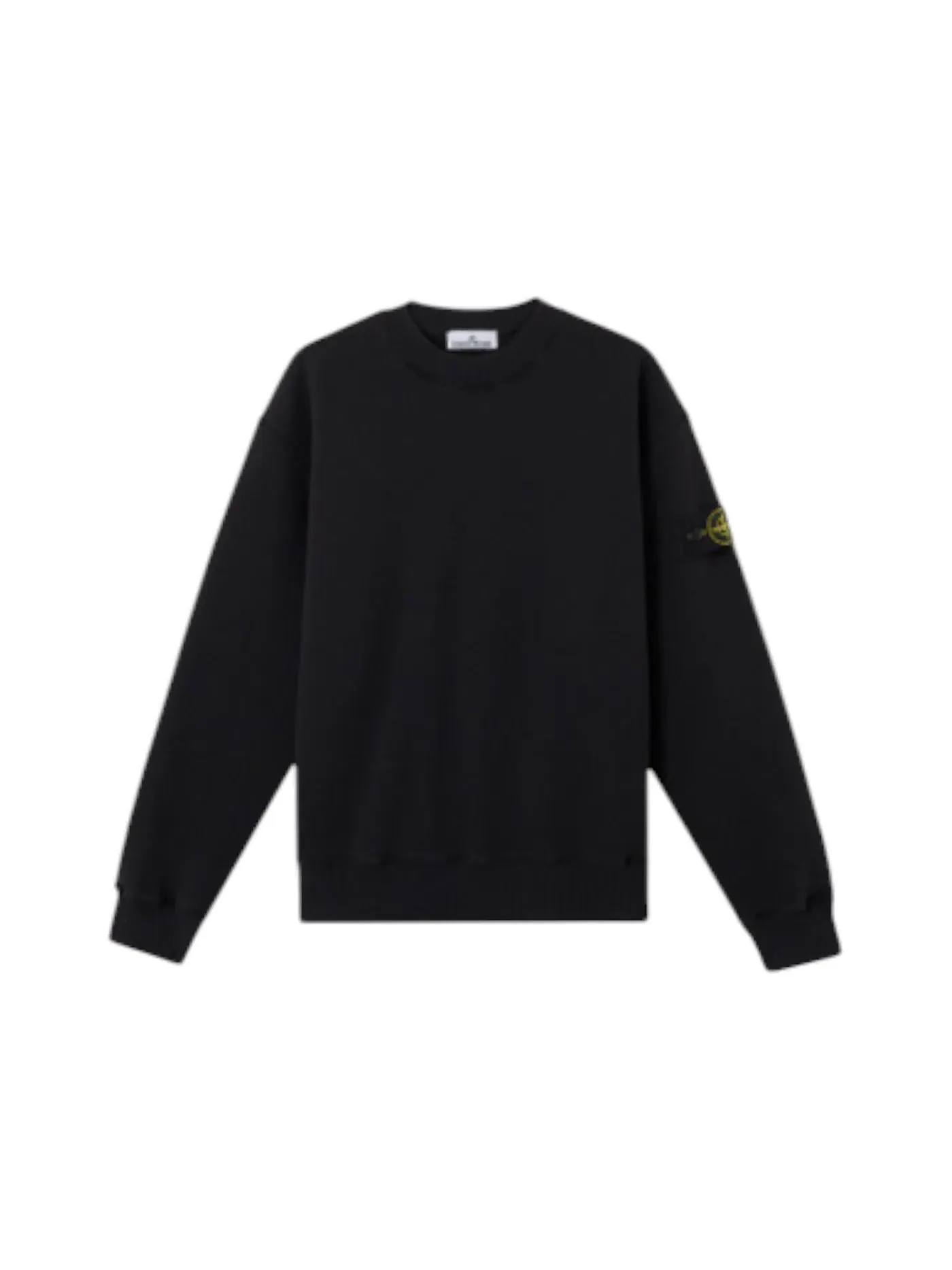 Мужской свитшот из флиса Stone Island — изображение 1 из 1, черный