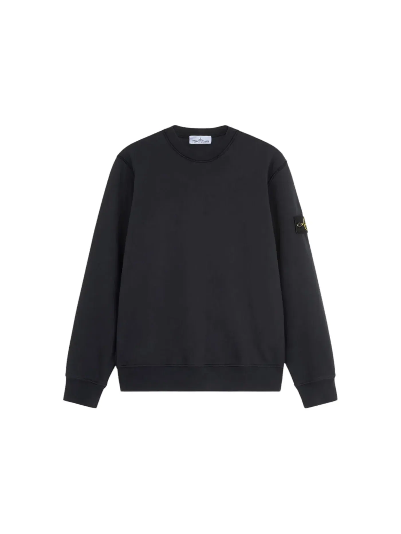Мужской свитшот из органического хлопка Crewneck Stone Island — изображение 1 из 1, темно-синий