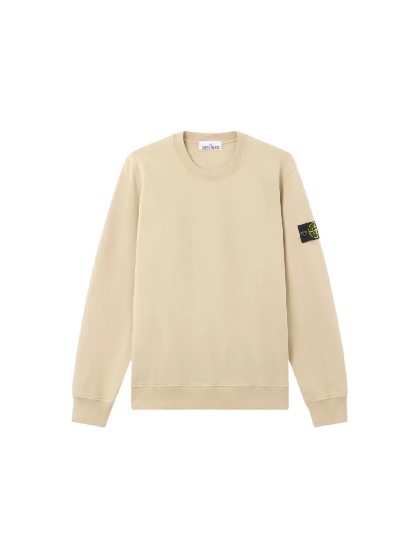 Мужской свитшот из органического хлопка Regular Fit Stone Island — изображение 1 из 2, пустынный