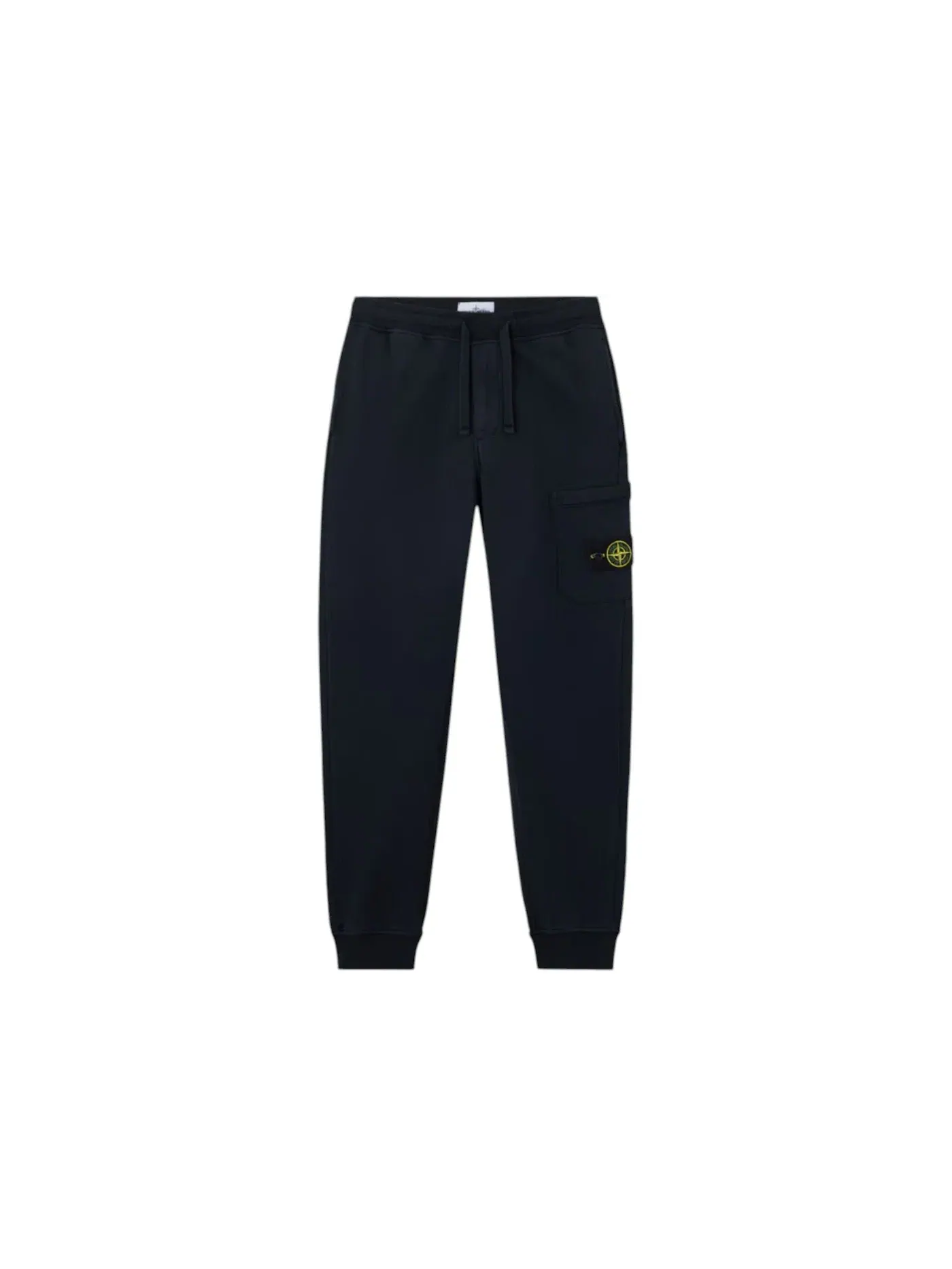 Мужские джоггеры из органического хлопкового футера Slim Fit Stone Island — изображение 1 из 2, темно-синий