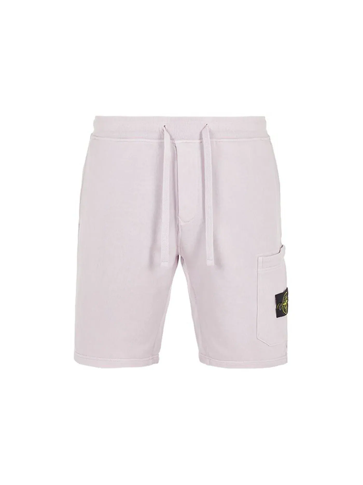 Мужские шорты из футера Stone Island Shorts — изображение 1 из 3, белый