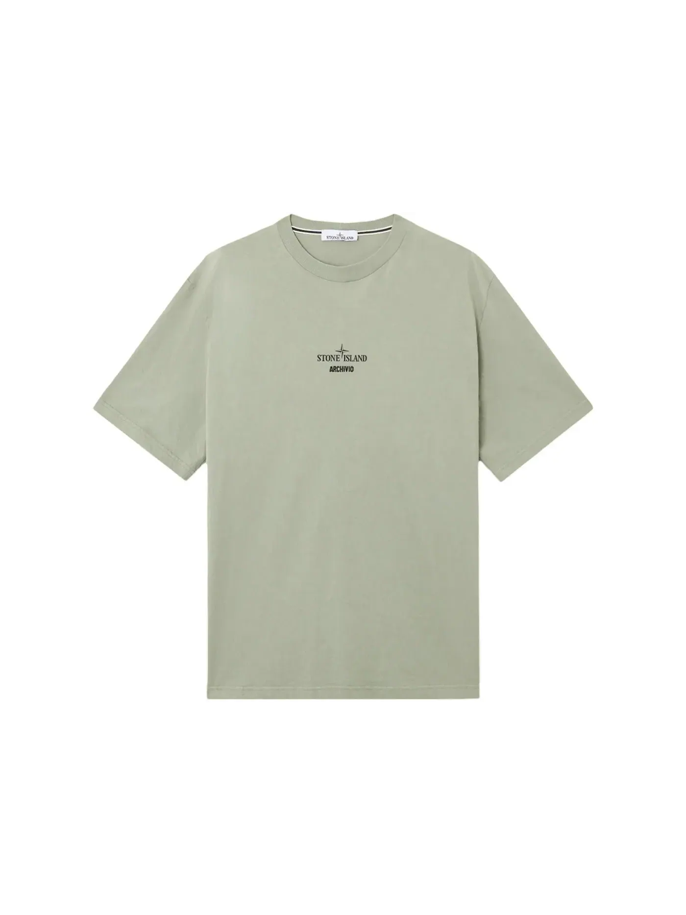 Мужская футболка с принтом Stone Island Archivio — изображение 1 из 1, зеленый