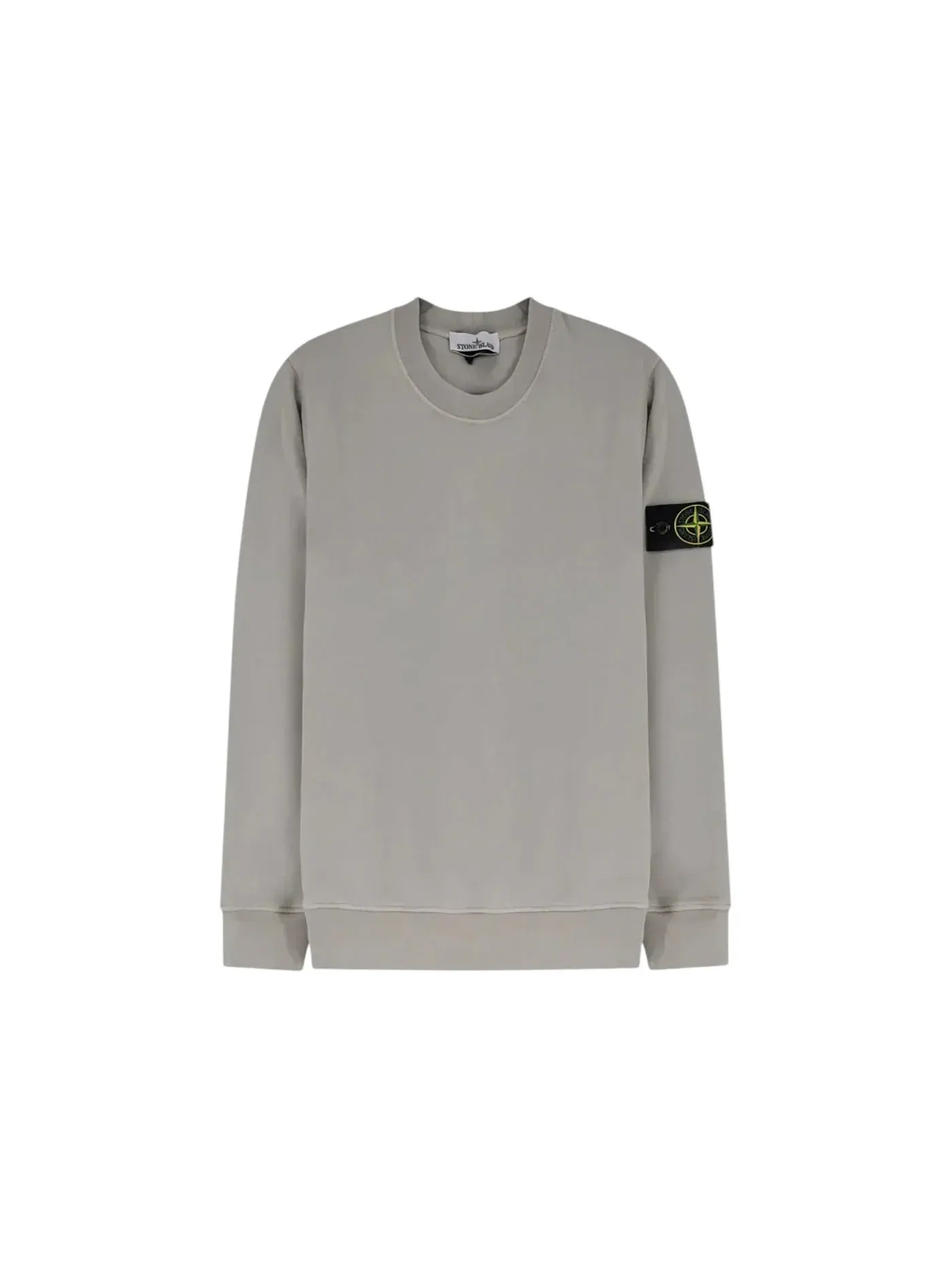 Мужской свитшот с круглым вырезом Stone Island — изображение 1 из 1, серый