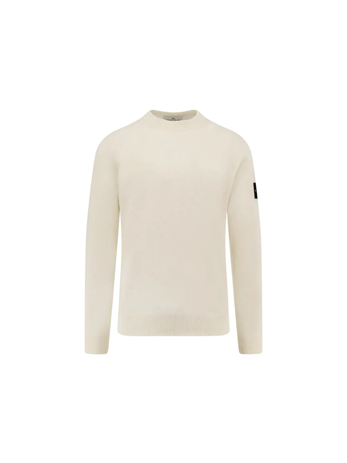 Мужской свитер из шерсти Stone Island — изображение 1 из 1, бежевый