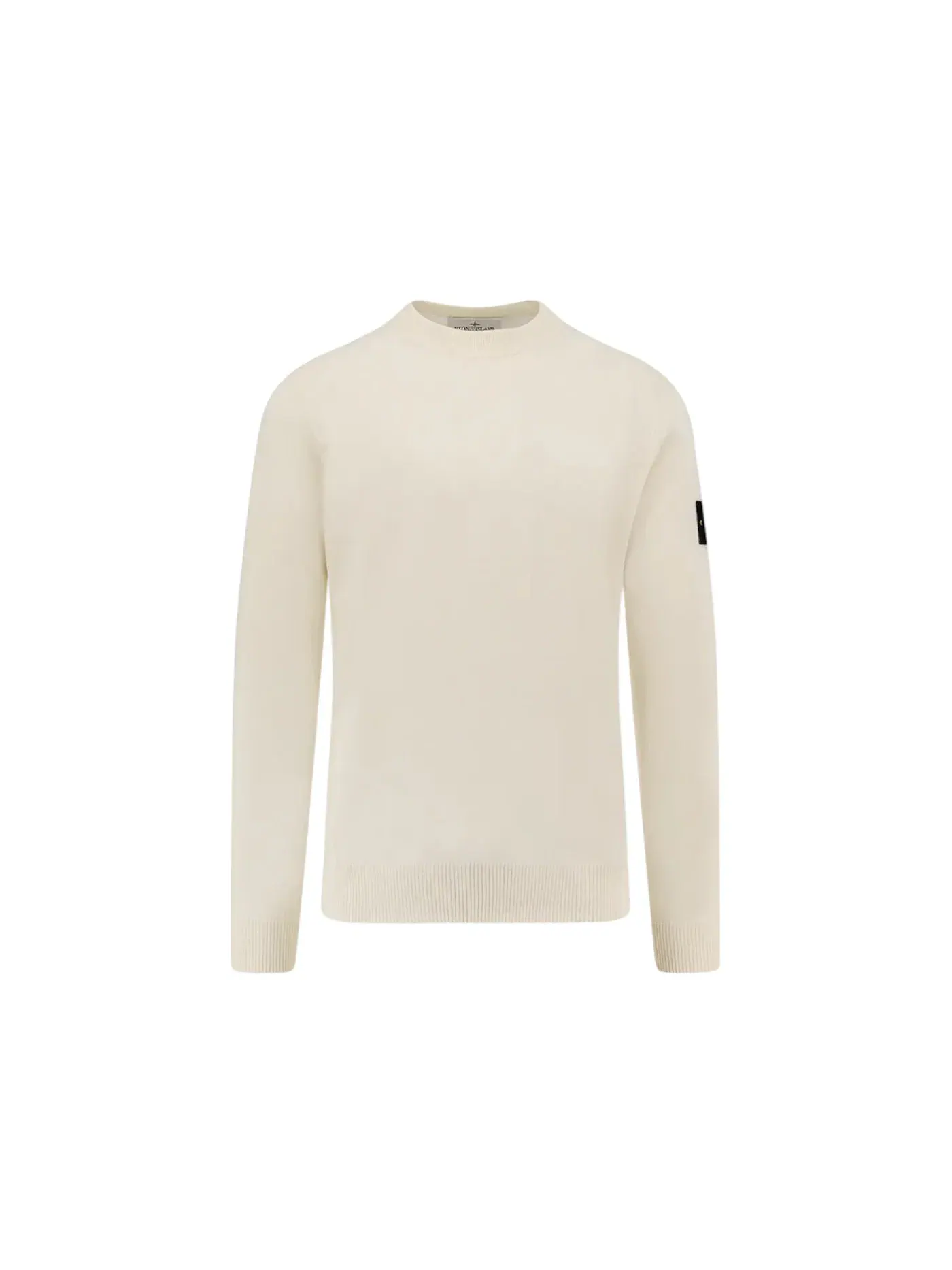 Мужской свитер мериносовый Stone Island — изображение 1 из 1, бежевый