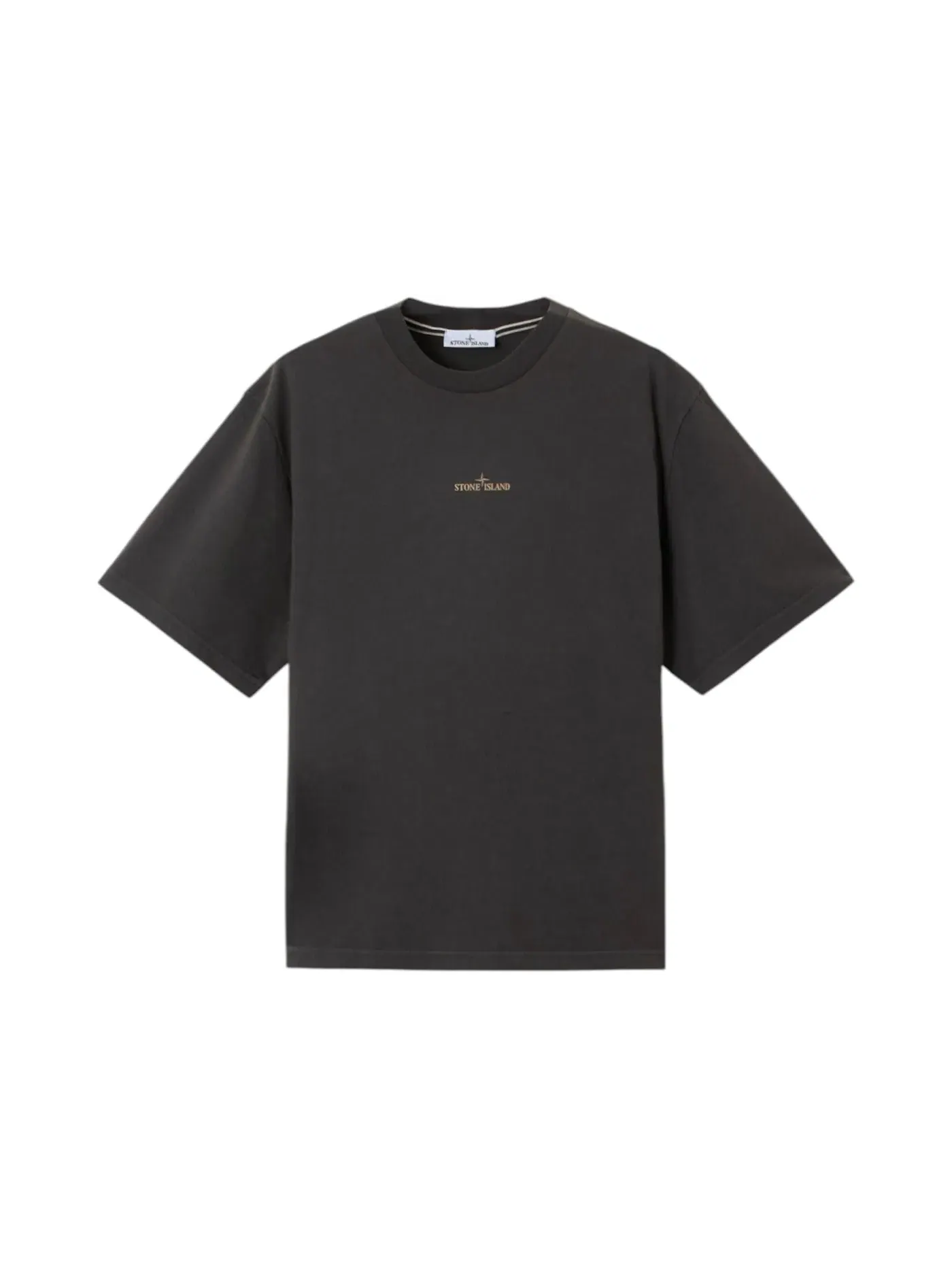 Мужская футболка из органического хлопка Stone Island T-shirt — изображение 1 из 1, серый