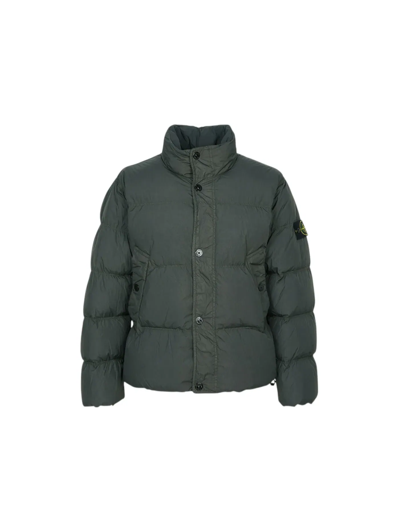 Мужская пуховая куртка-пуховик Stone Island — изображение 1 из 1, темно-серый