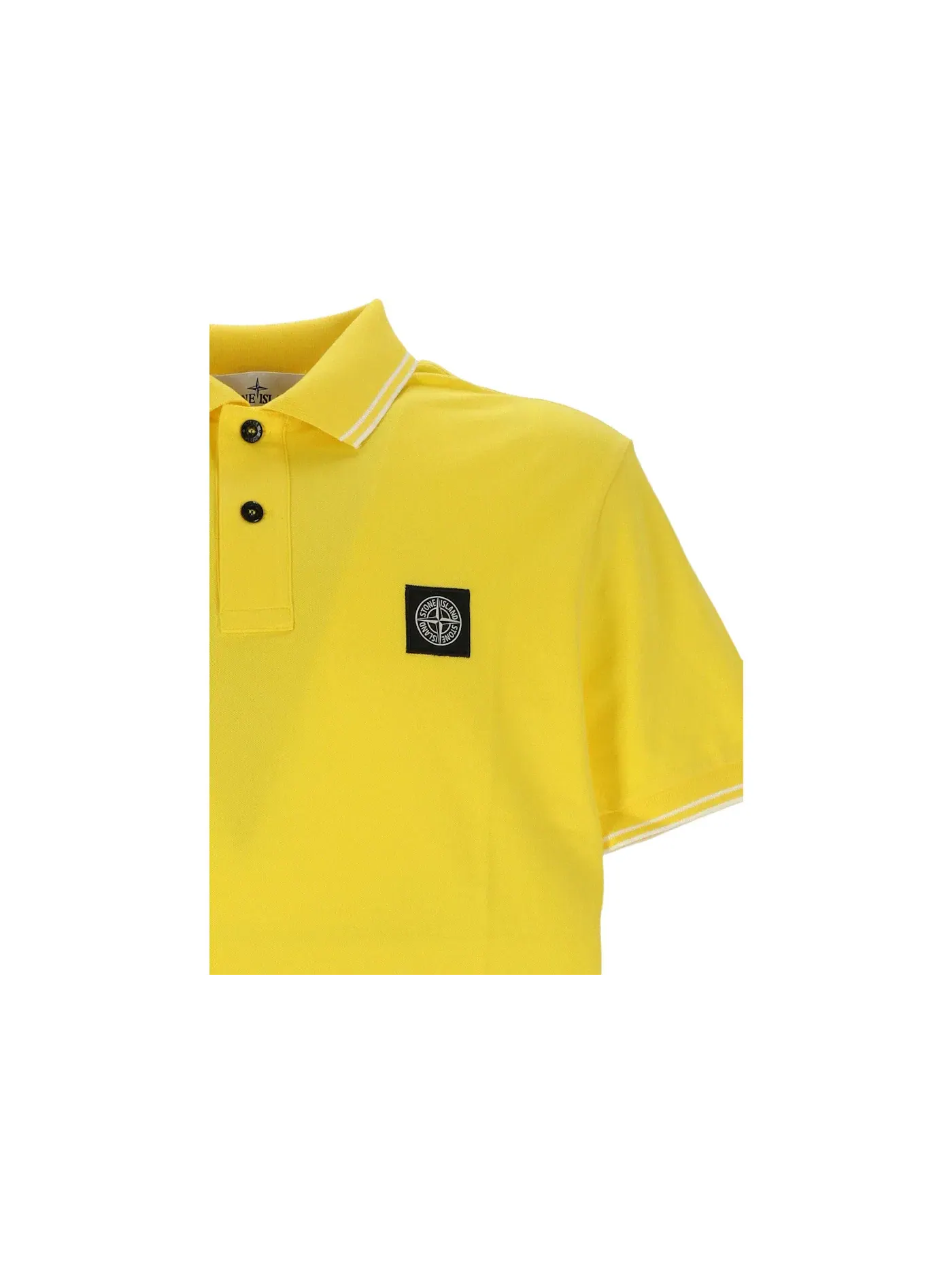 Мужское поло Stone Island Poloshirt — изображение 2 из 2, желтый