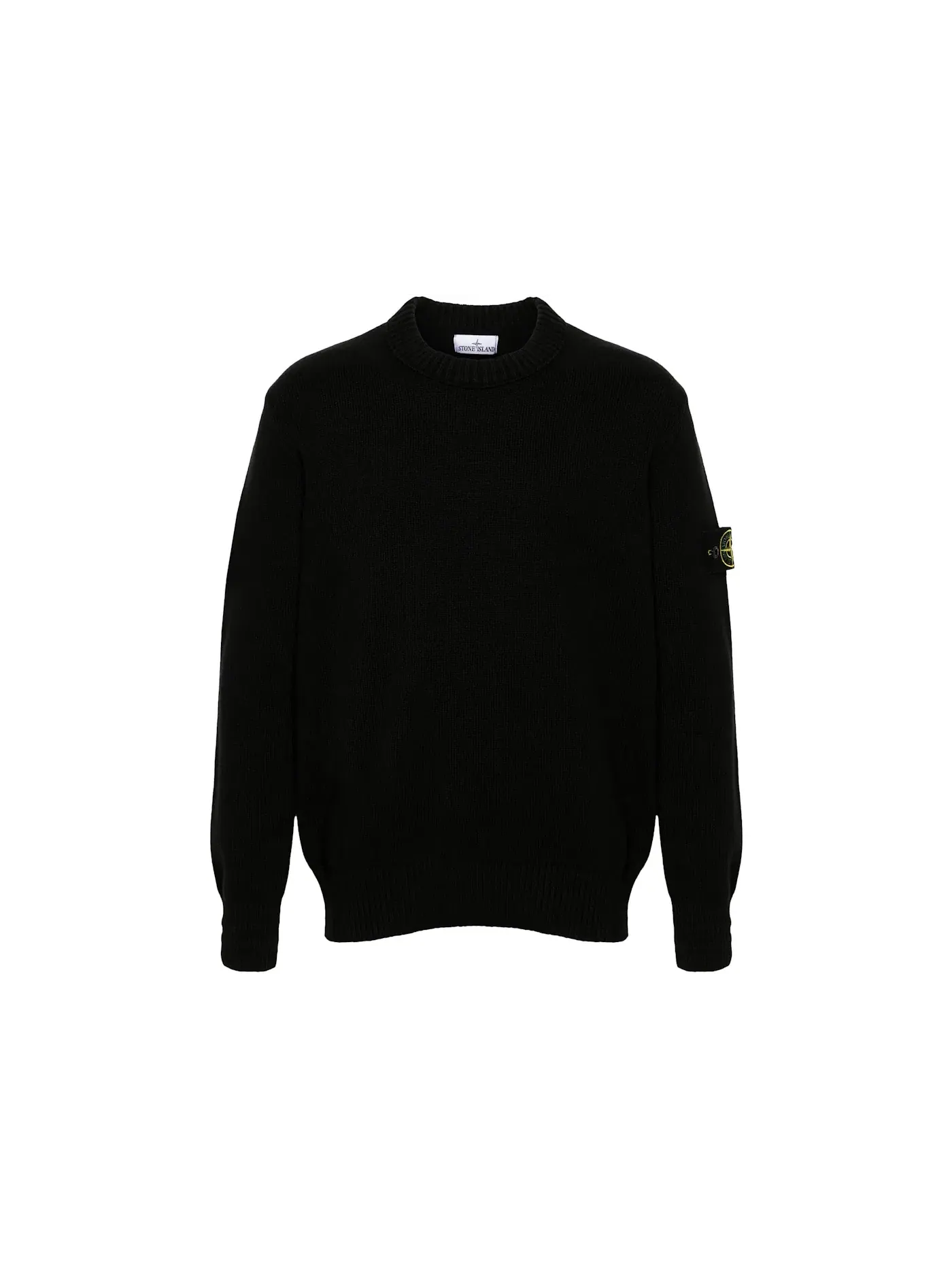 Мужской свитер Knit Stone Island — изображение 1 из 1, черный