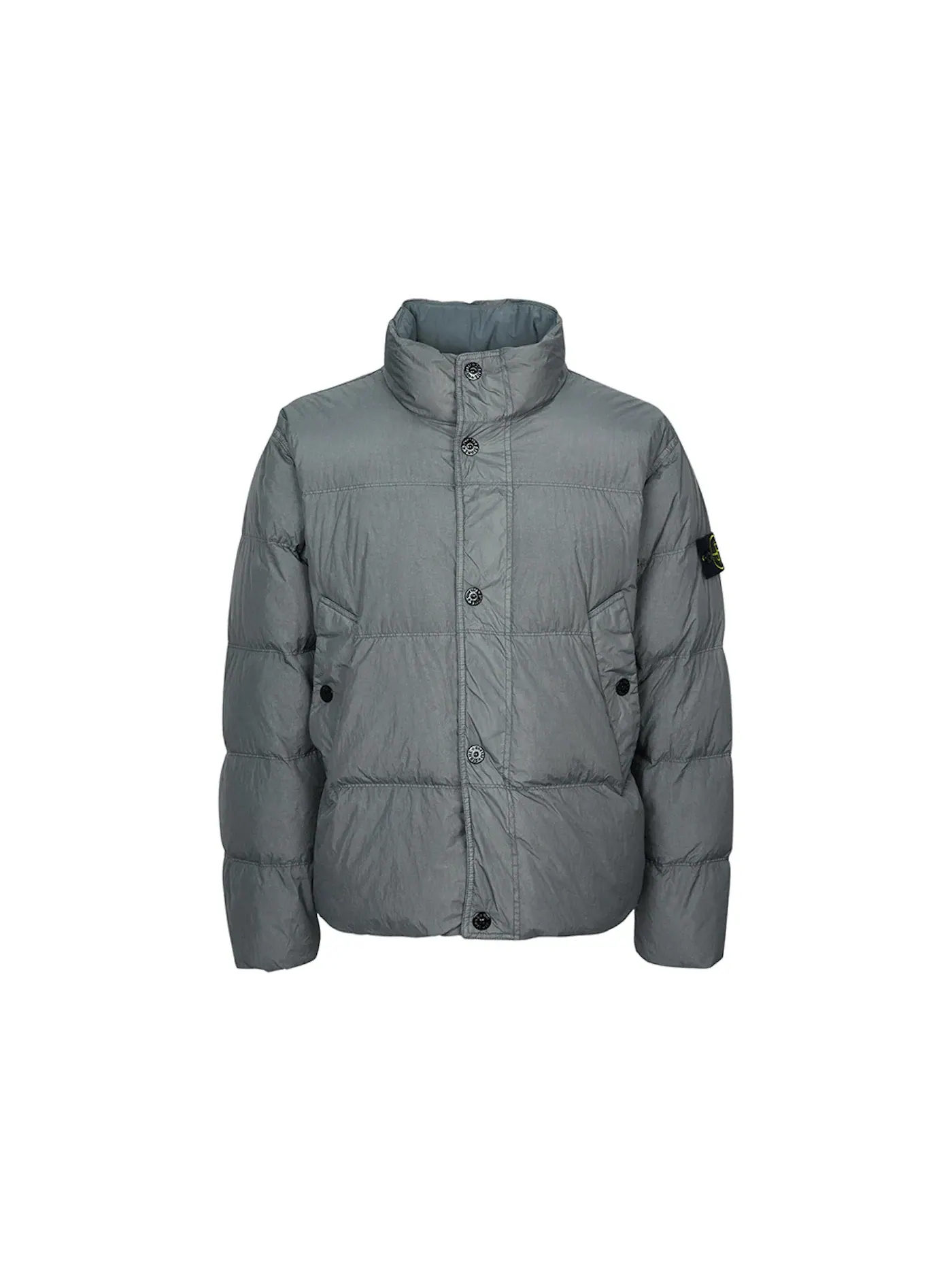 Мужской джемпер с набивкой Stone Island — изображение 1 из 1, серый