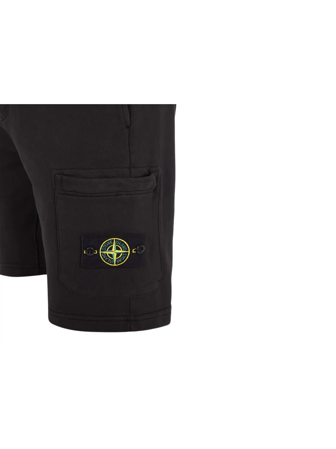 Мужские шорты карго Regular Fit Stone Island — изображение 2 из 2, черный
