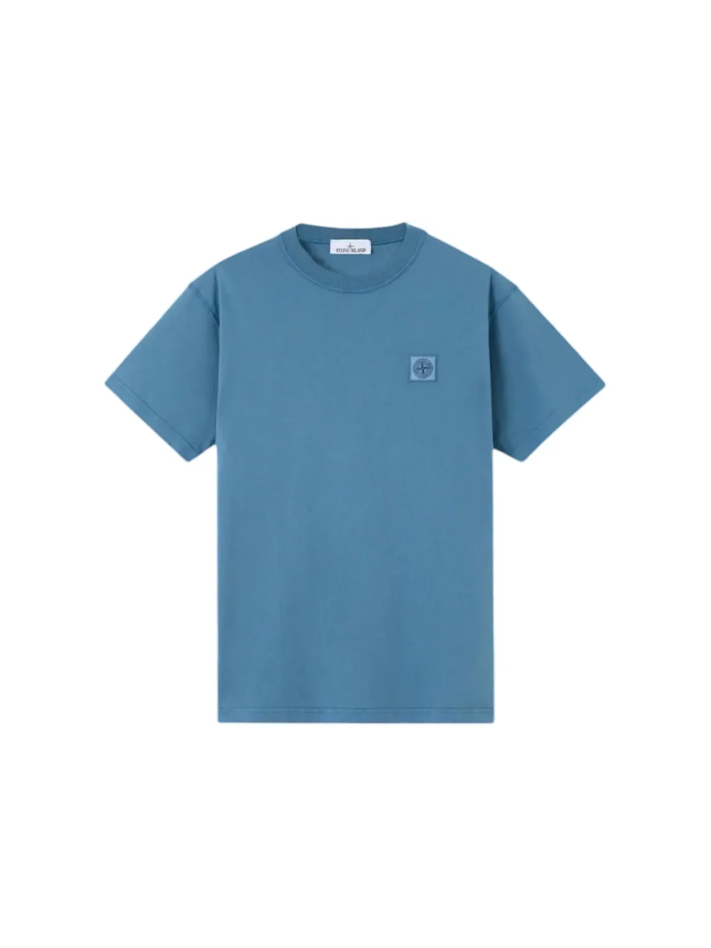 Мужская футболка с принтом Compass Logo Ghost Stone Island — изображение 1 из 2, синий