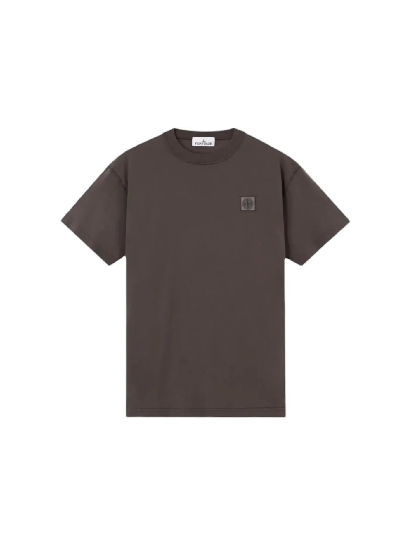Мужская футболка с принтом Stone Island — изображение 1 из 2, темно-серый