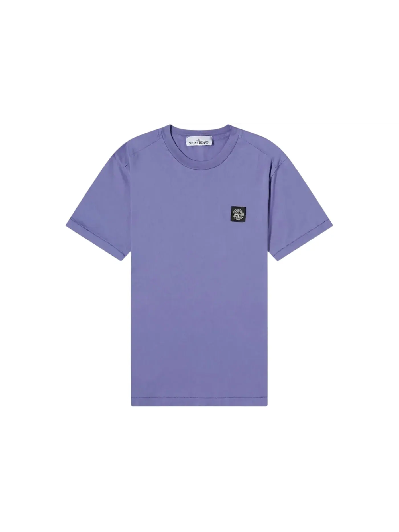 Мужская футболка с принтом Stone Island T-Shirt — изображение 1 из 2, фиолетовый