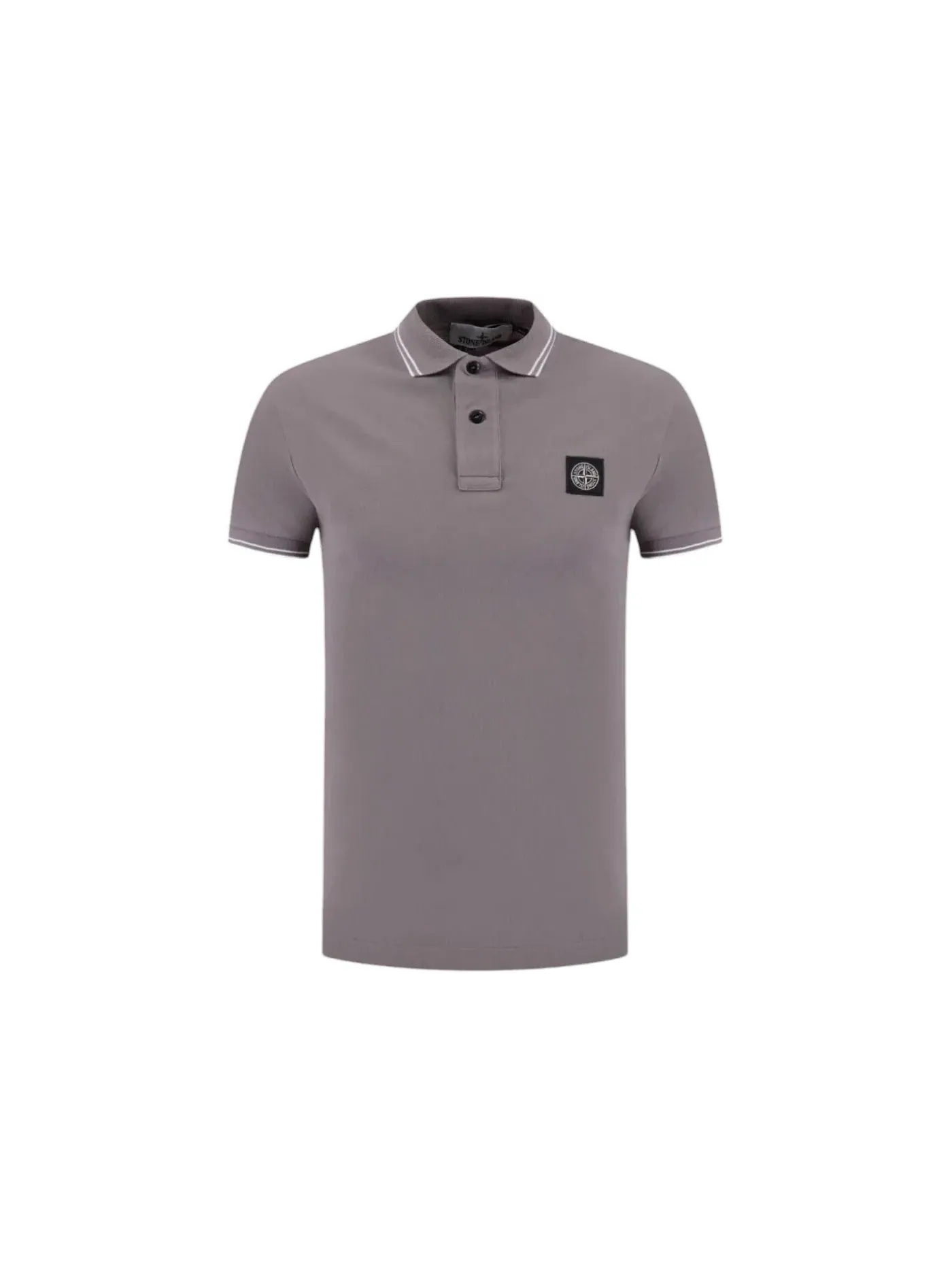 Мужское поло Stone Island — изображение 1 из 2, цементный