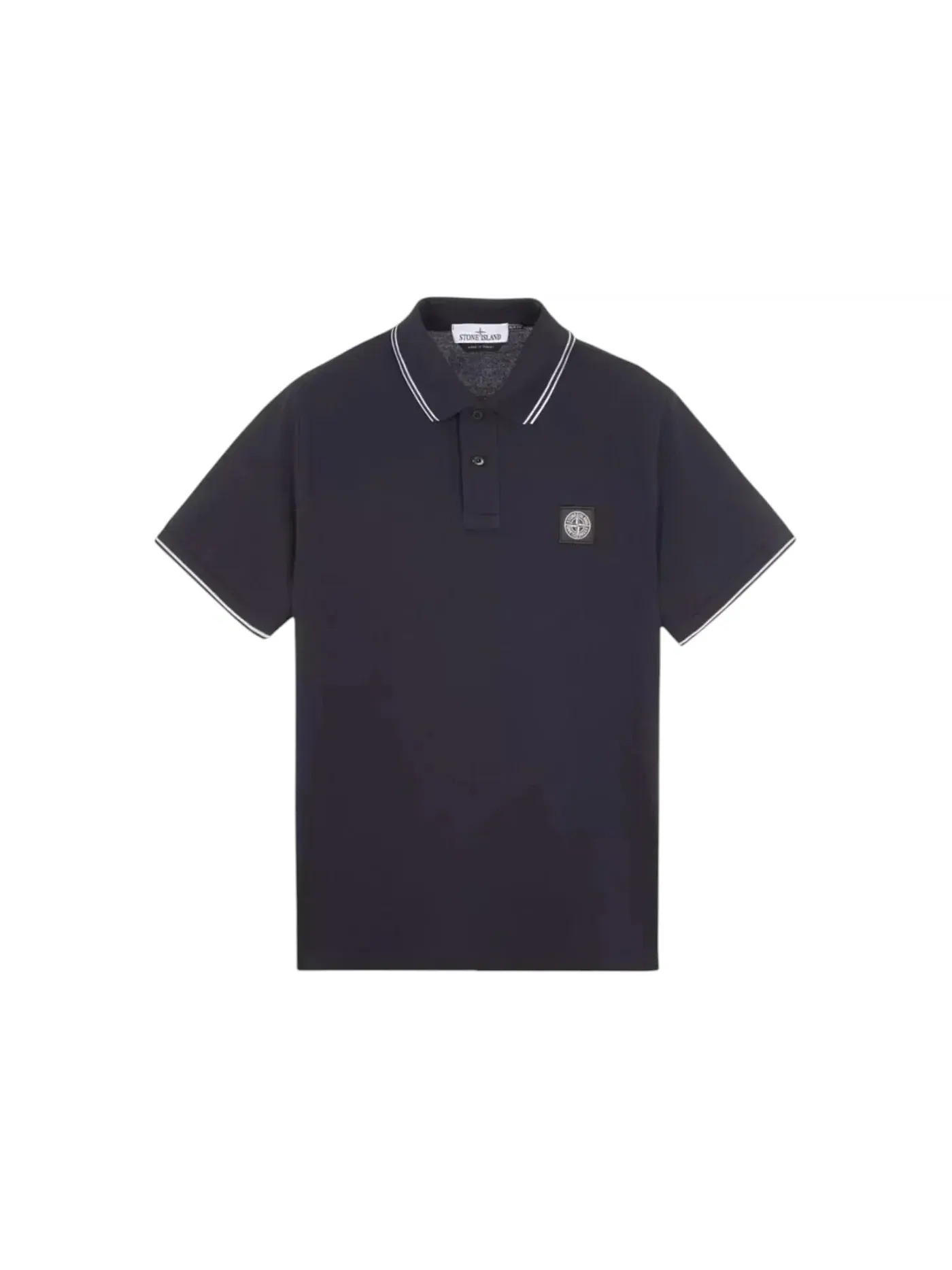 Мужское поло Stone Island Polo — изображение 1 из 1, темно-синий