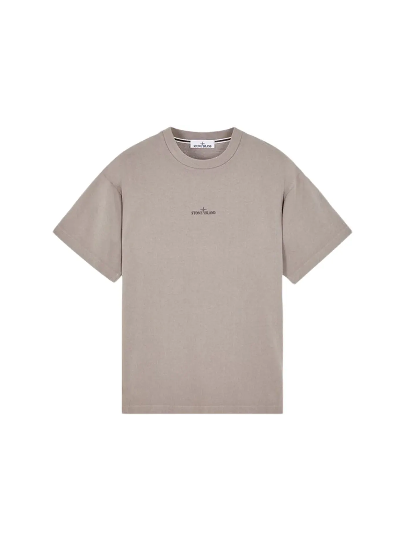 Мужская футболка с коротким рукавом с принтом Stone Island T-Shirt — изображение 1 из 2, серый
